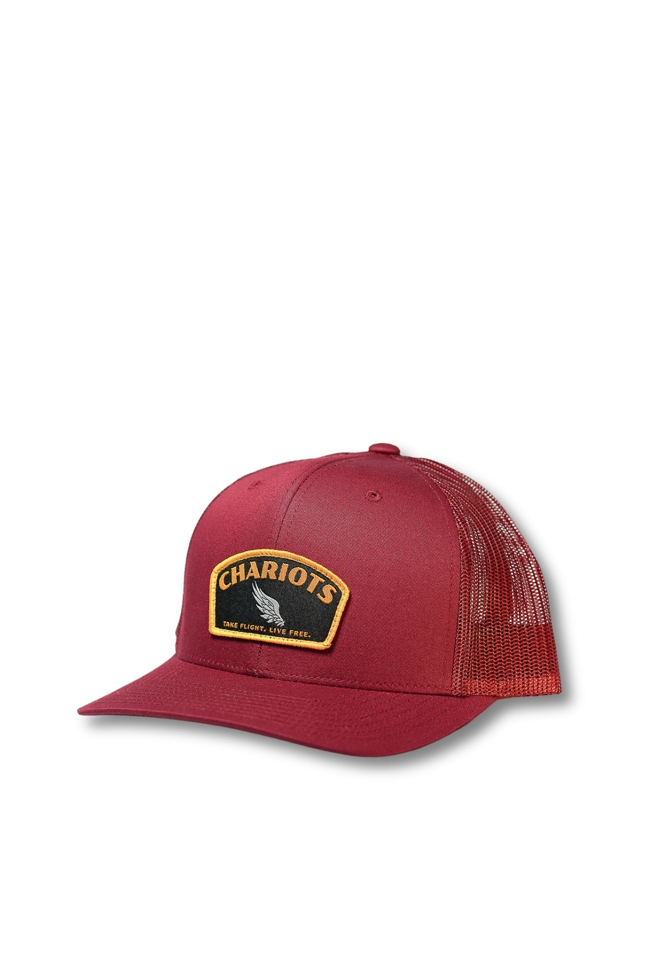 FREE CHOICE PREMIUM TRUCKER HAT (Cranberry)