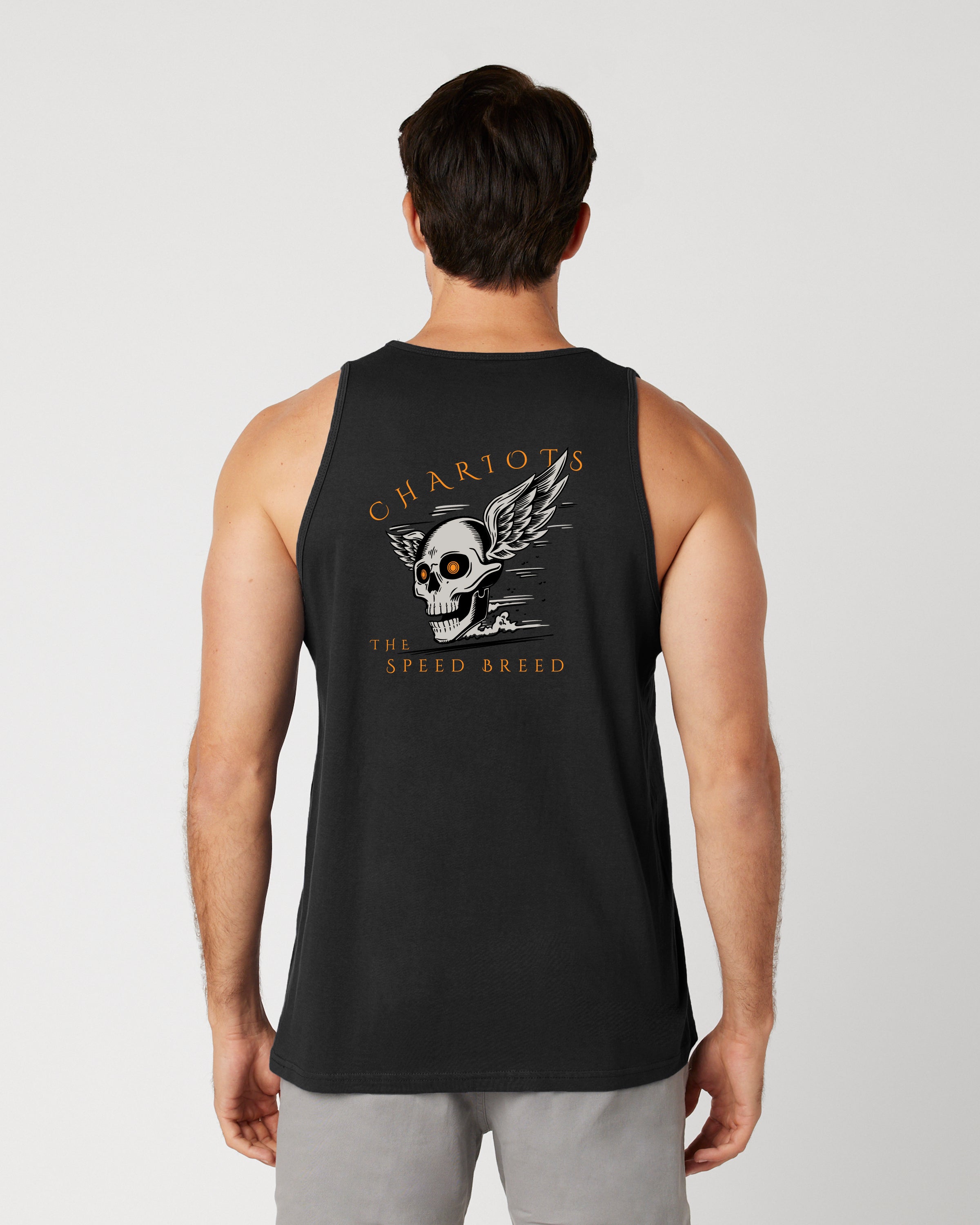 FLYING SKULL TANK (Black)