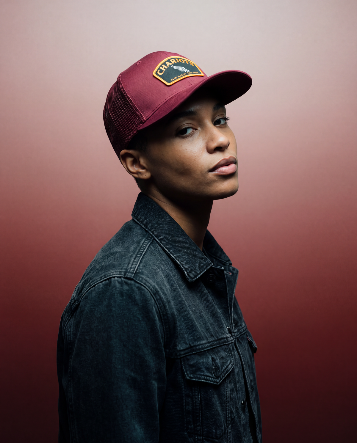 FREE CHOICE PREMIUM TRUCKER HAT (Cranberry)