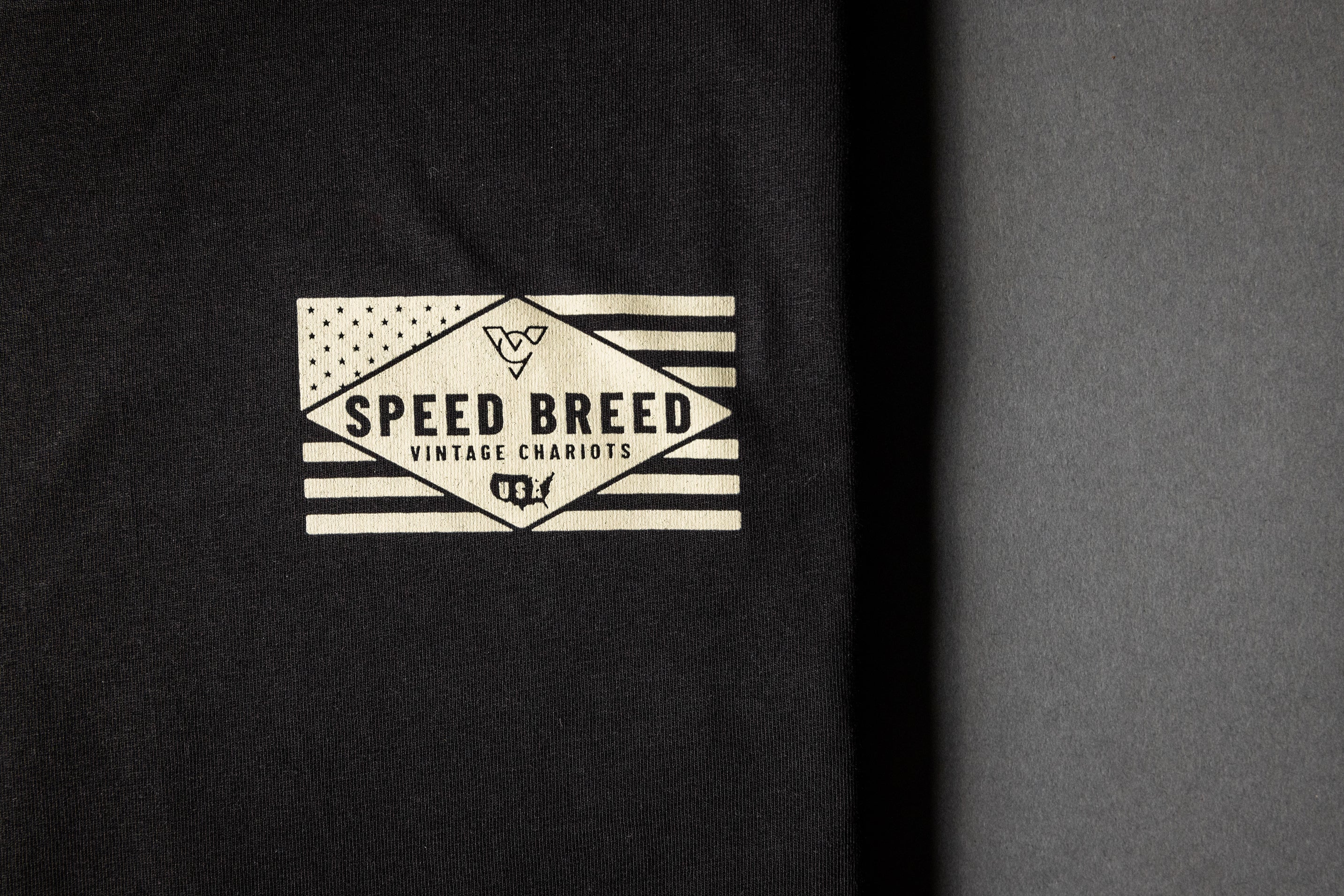 SPEED BREED FLAG TEE (Black)