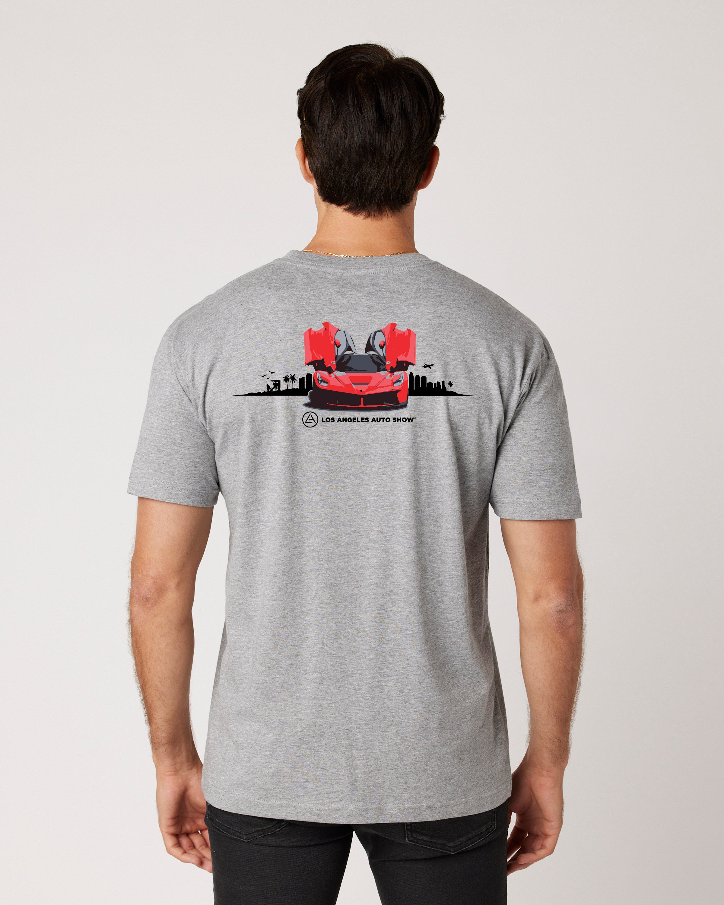 LAAS23 FERRARI ADULT TEE (Heather Grey)