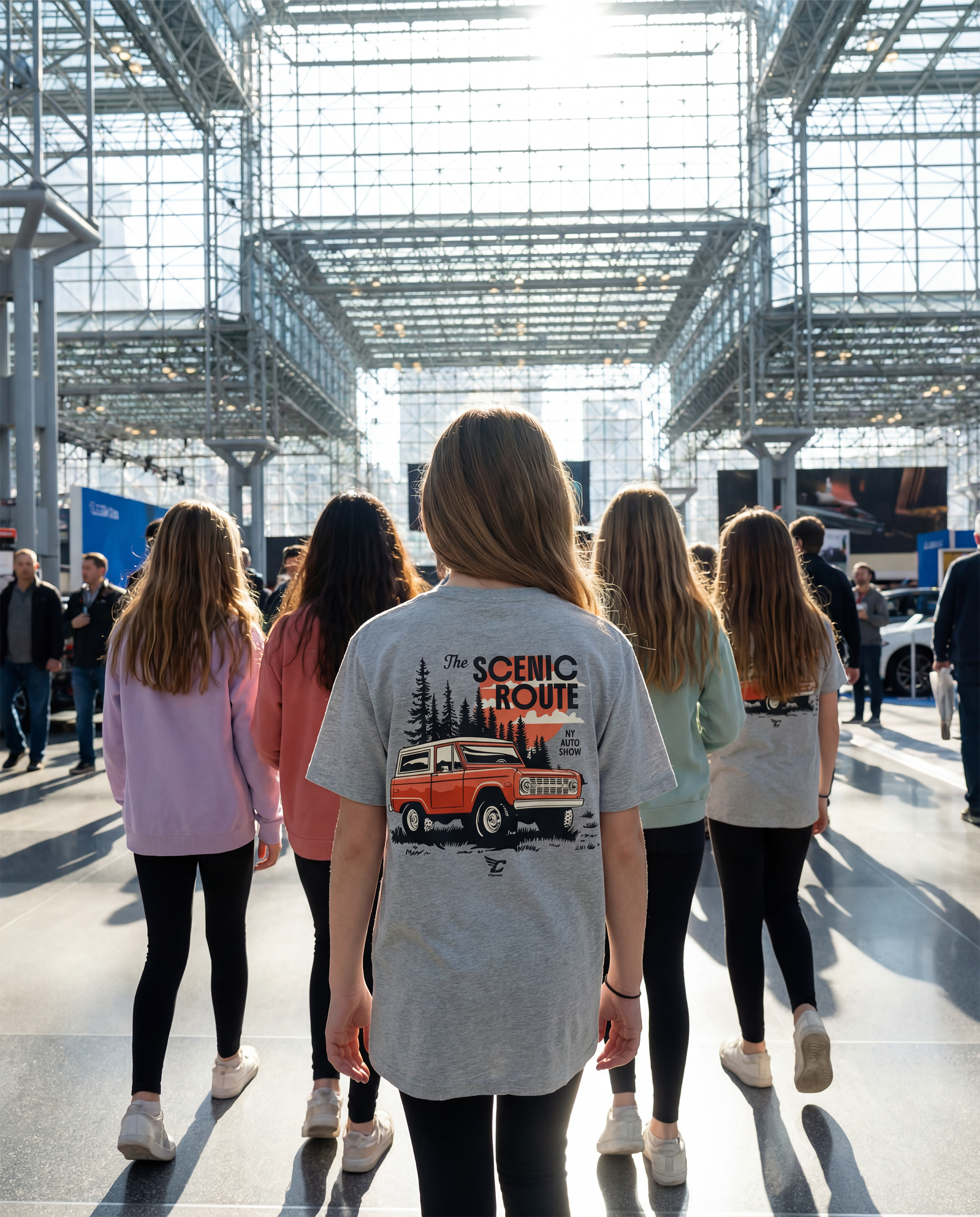 NYIAS26 Scenic Route Youth Tee (Heather Grey)