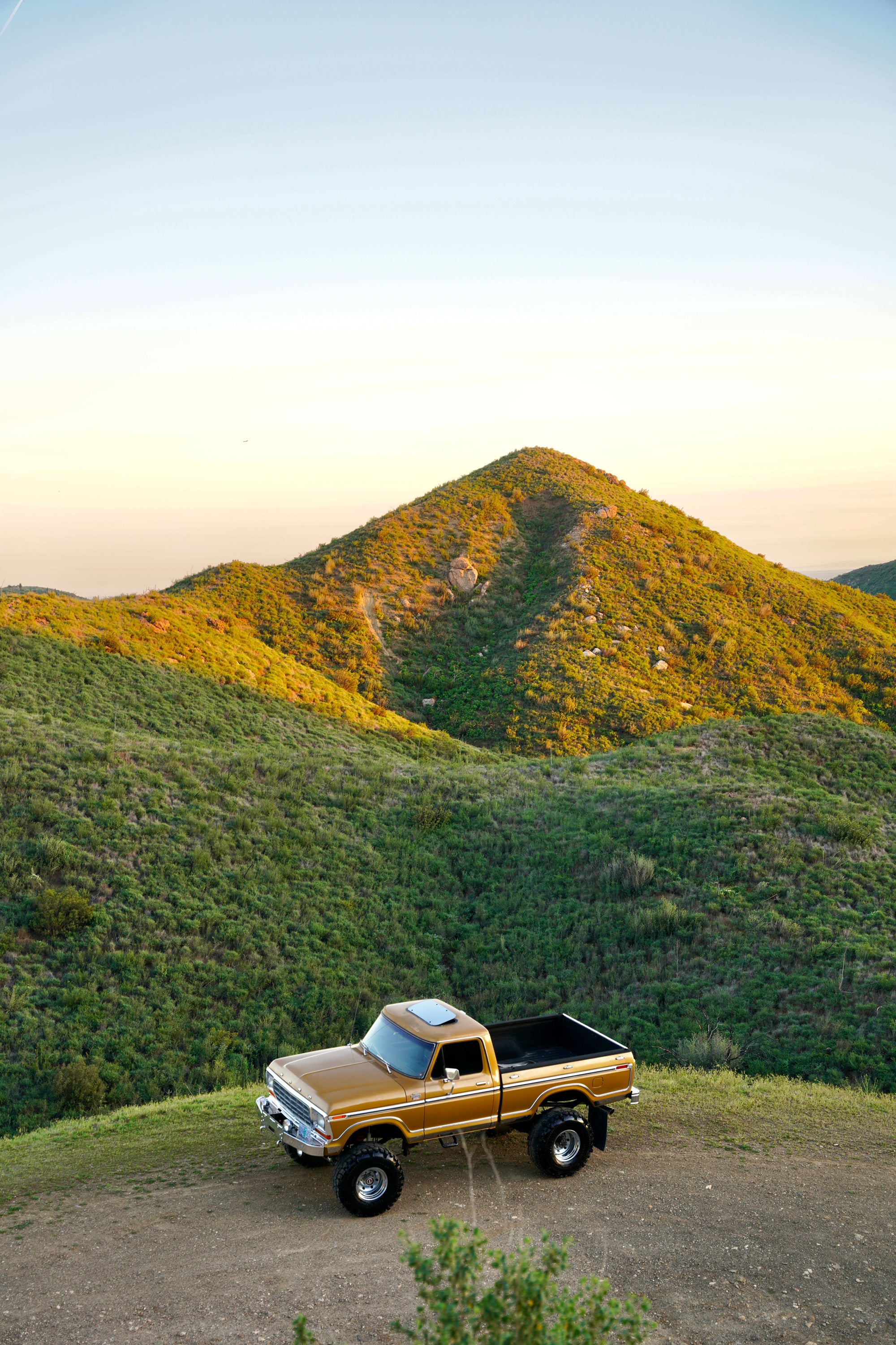 1979 Ford F-150 4x4 Short Bed Gold FINE ART PRINT