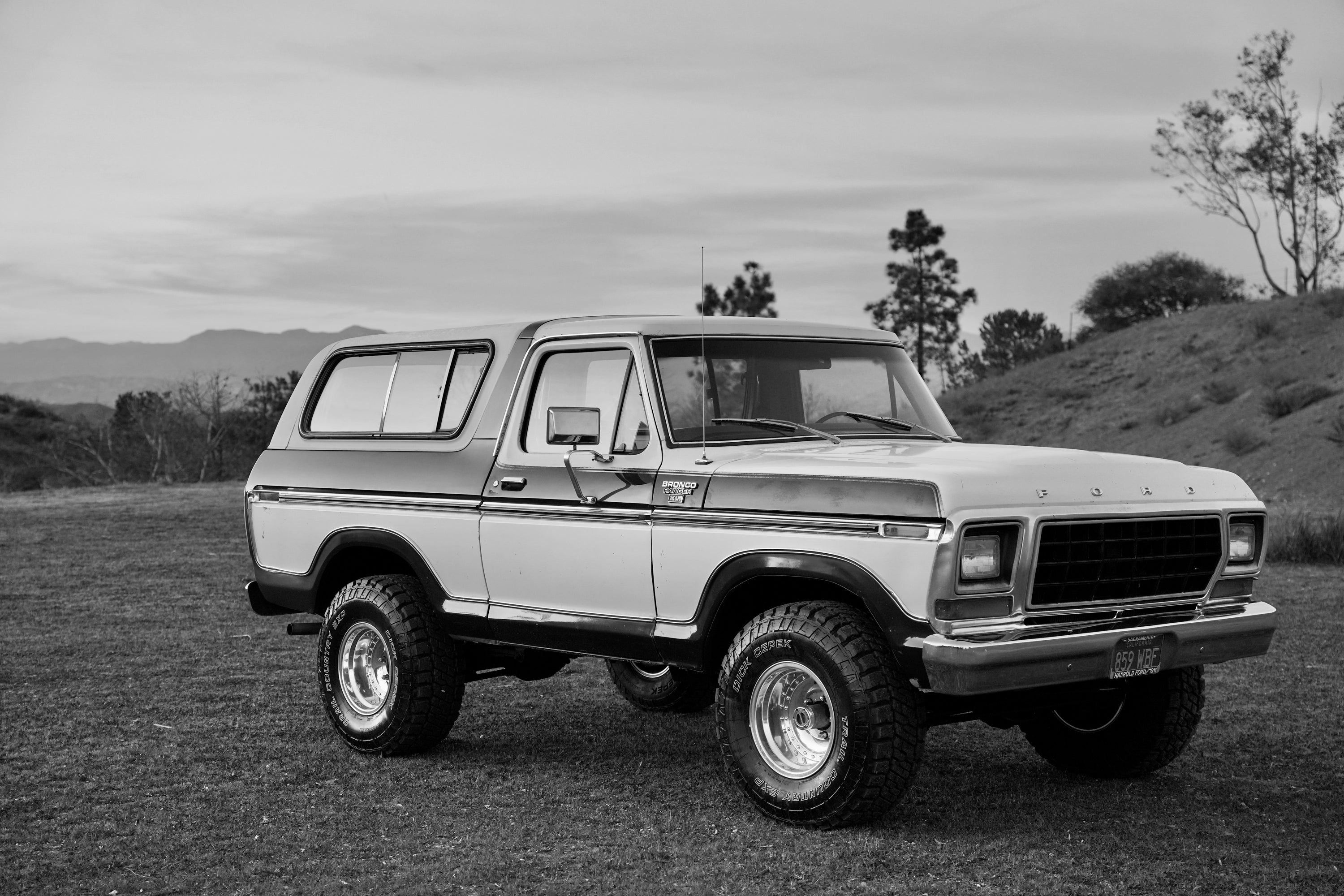 1978 Ford Bronco Dark Brown Metallic FINE ART PRINT