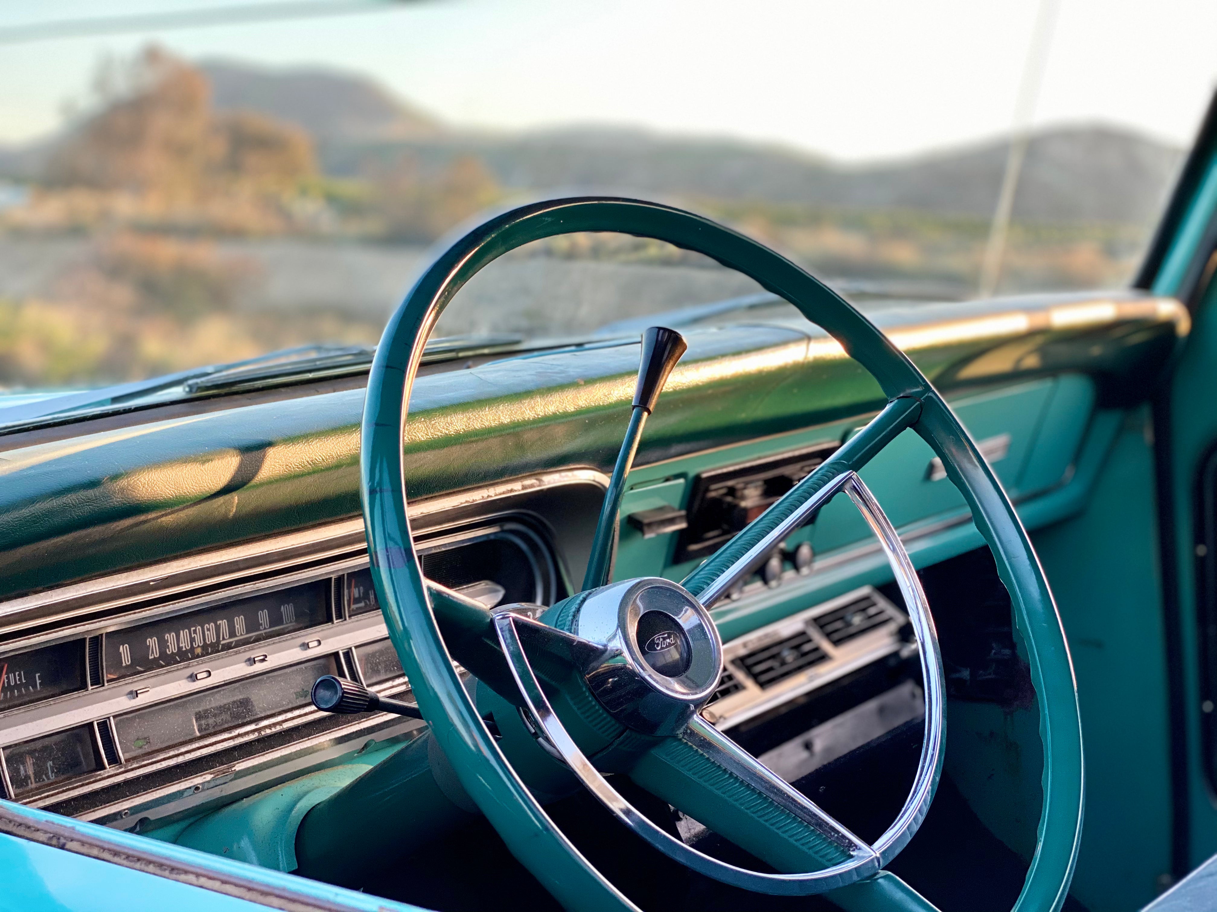 1967 Ford F-250 Lunar Green Camper Special FINE ART PRINT