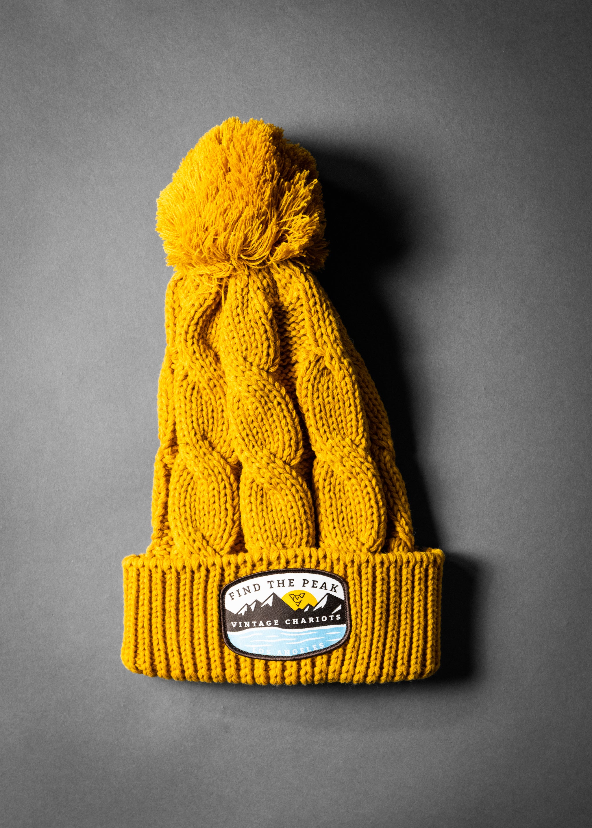 Find the Peak CHUNK TWIST KNIT BEANIE (Caramel)