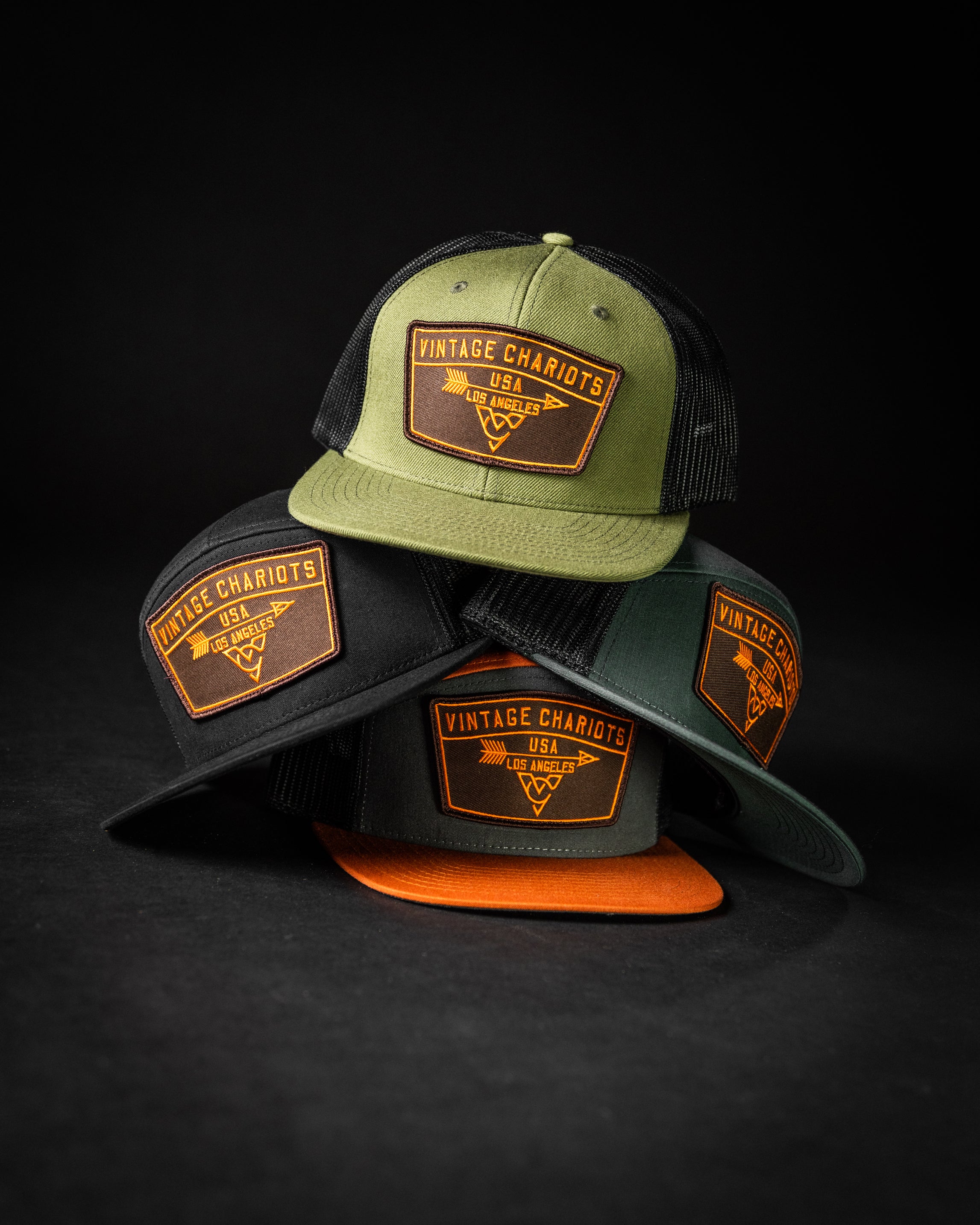 THE ARROW (Charcoal/Burnt Orange/Black)