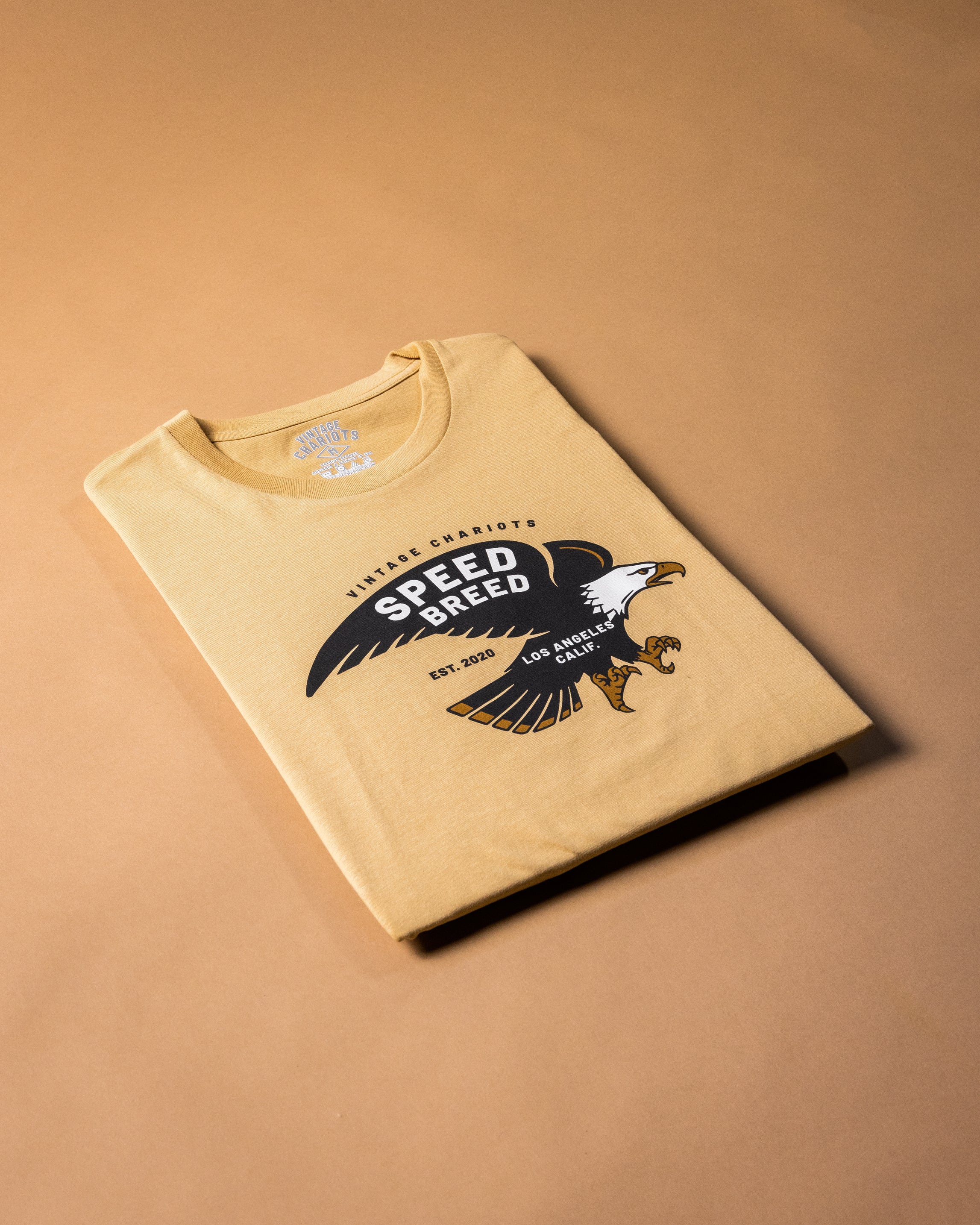 SPEED BREED EAGLE TEE (Vintage Gold)