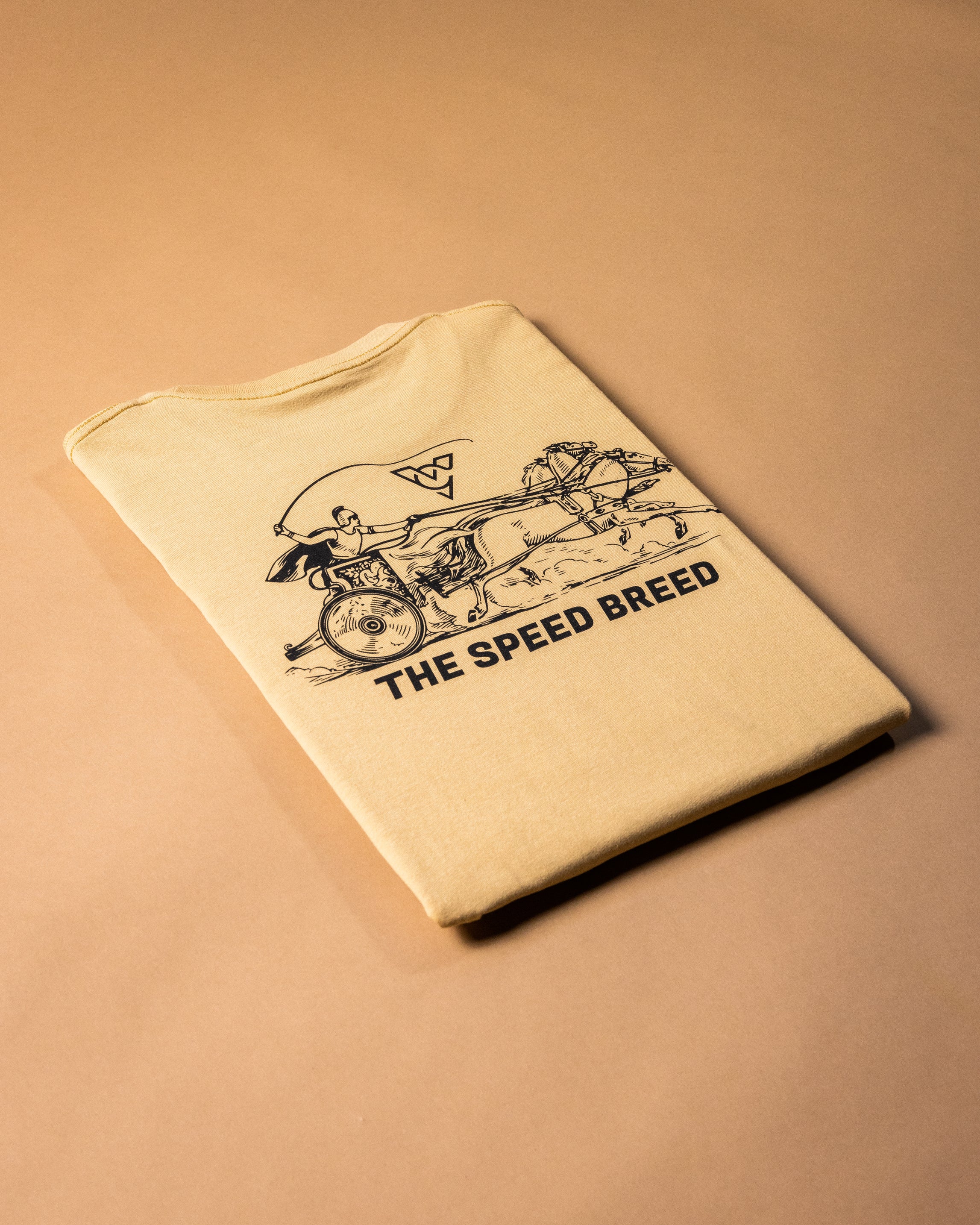 SPEED BREED HORSES TEE (Vintage Gold)