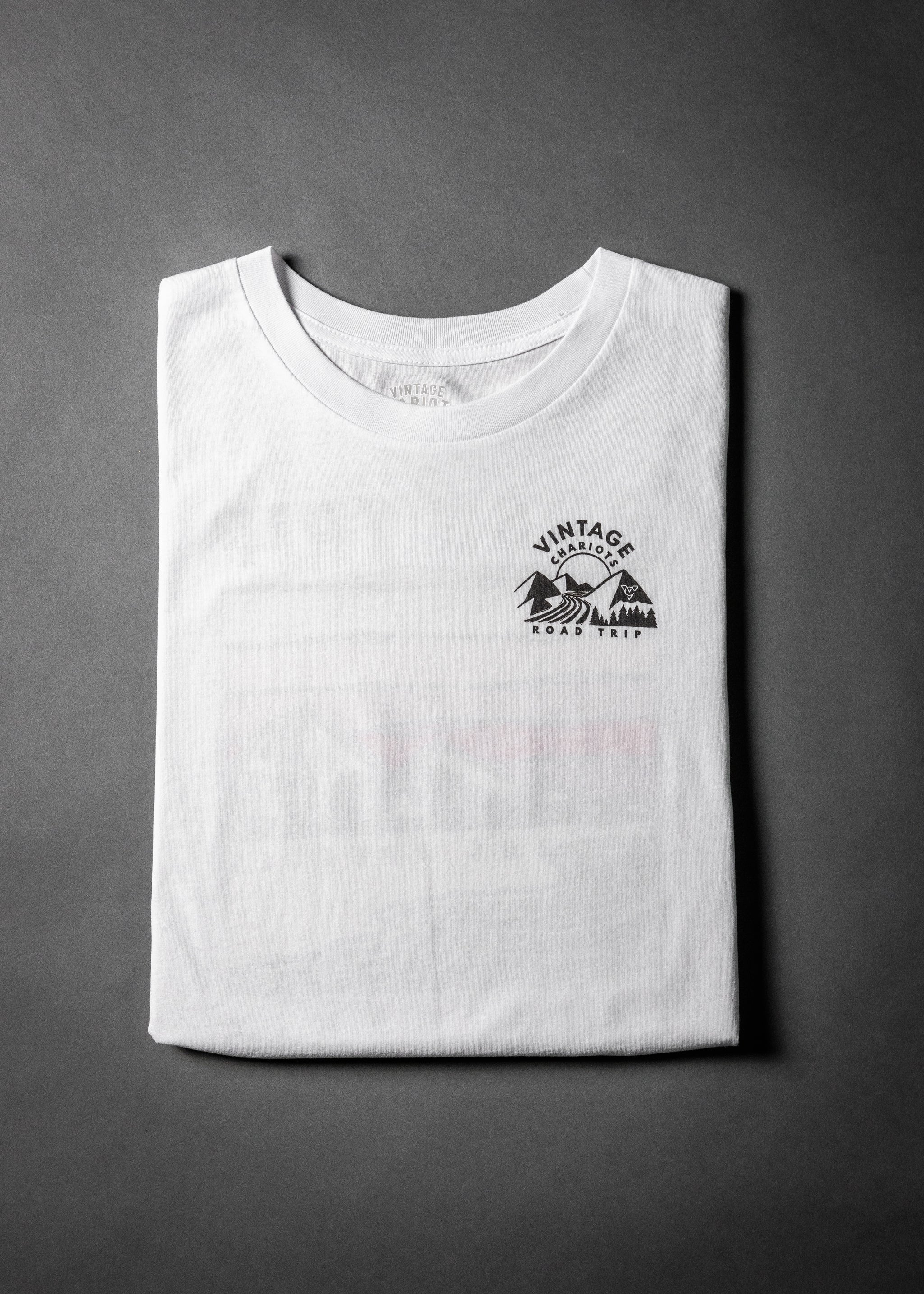 ROAD TRIP WOMENS BOYFRIEND TEE (White)