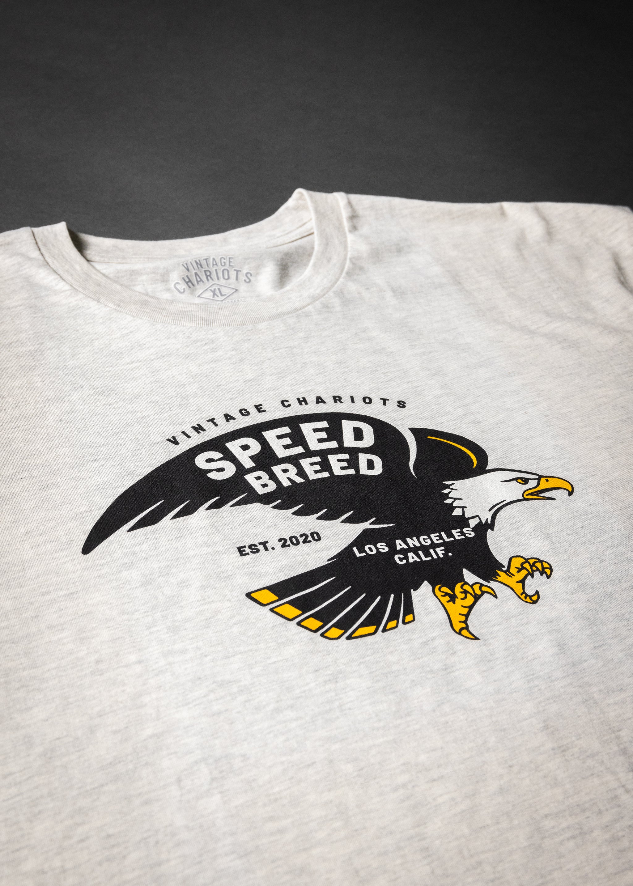 SPEED BREED EAGLE TEE (Oatmeal Heather)