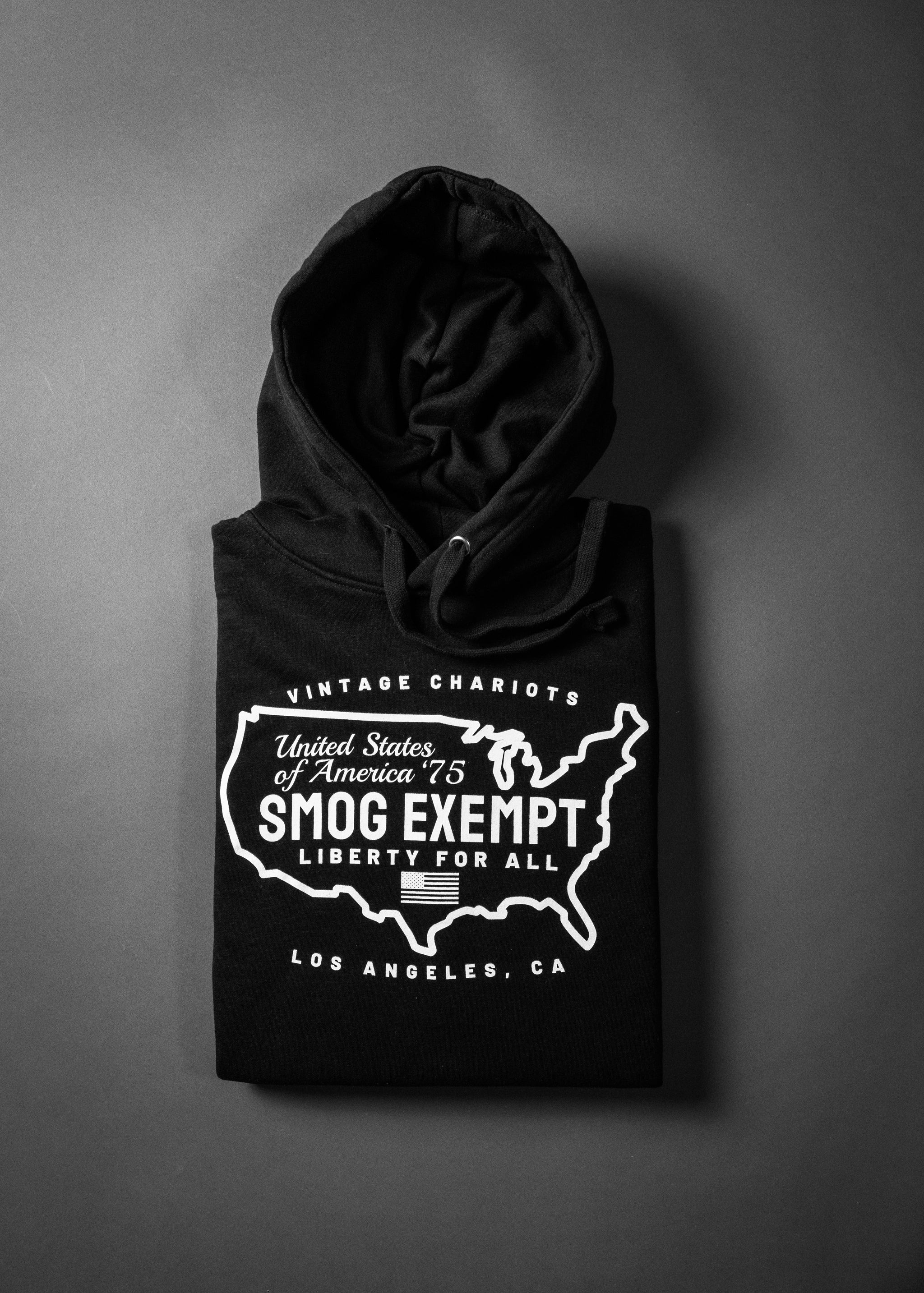 SMOG EXEMPT UNISEX PREMIUM PULLOVER HOODIE (Black)
