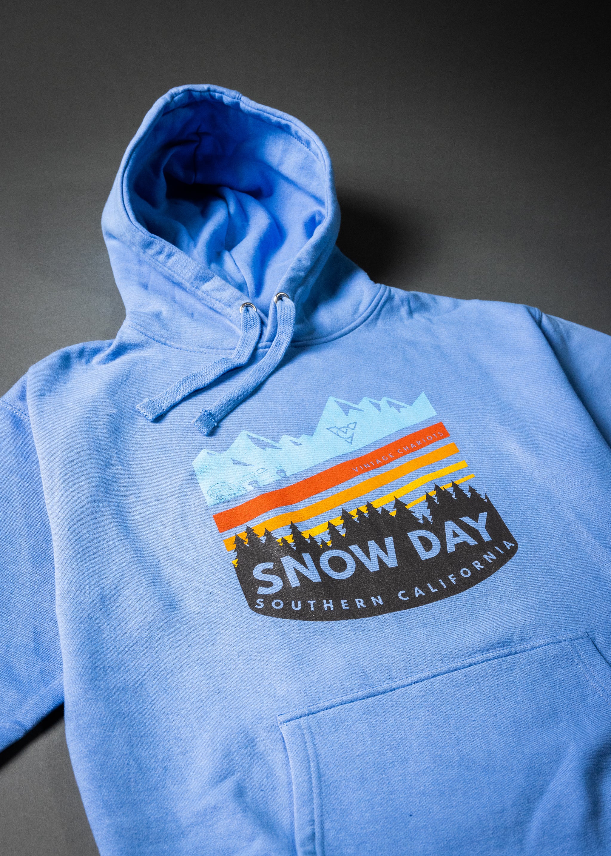 SNOW DAY UNISEX PREMIUM PULLOVER HOODIE (Carolina Blue)