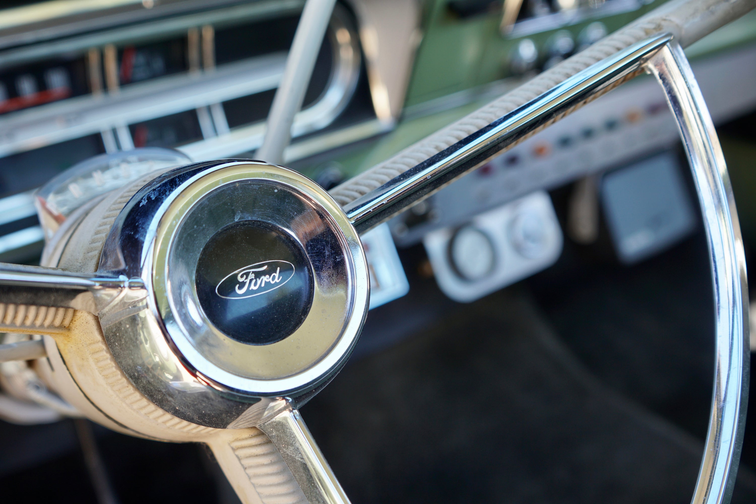 1967 Ford F-250 Lime Gold Camper Special FINE ART PRINT