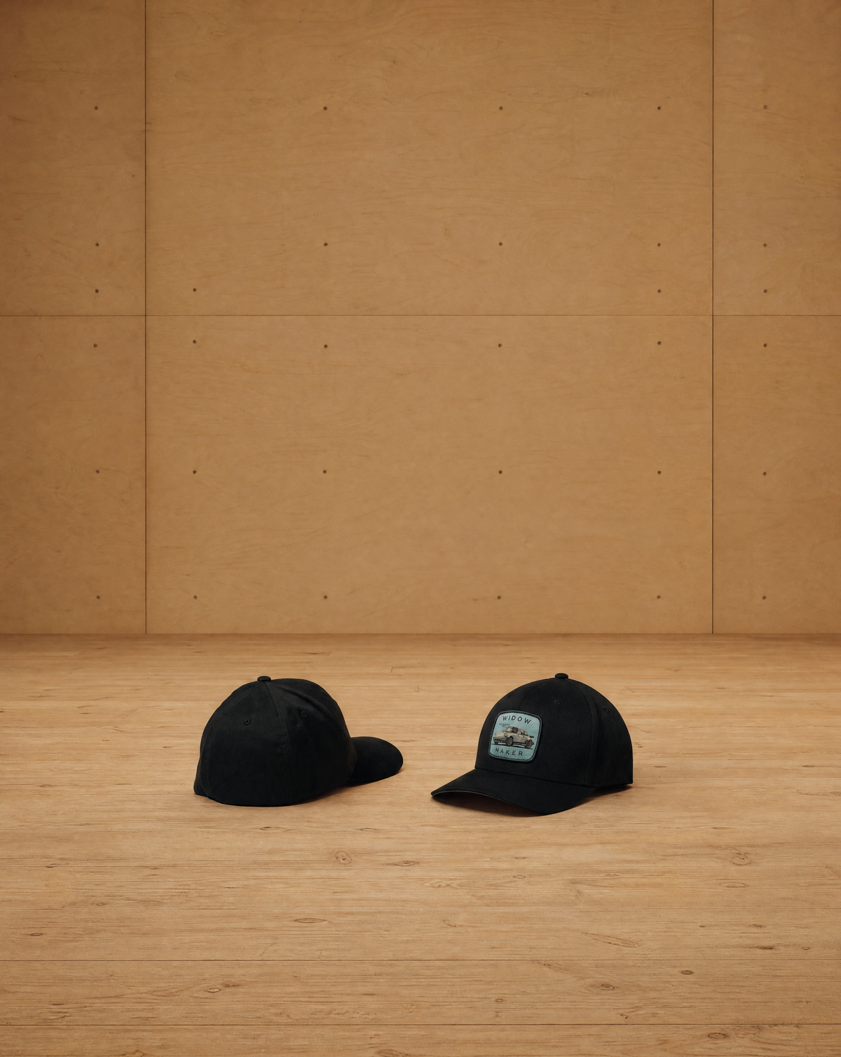 WIDOWMAKER V2 BLUE FLEXFIT HAT (Black)