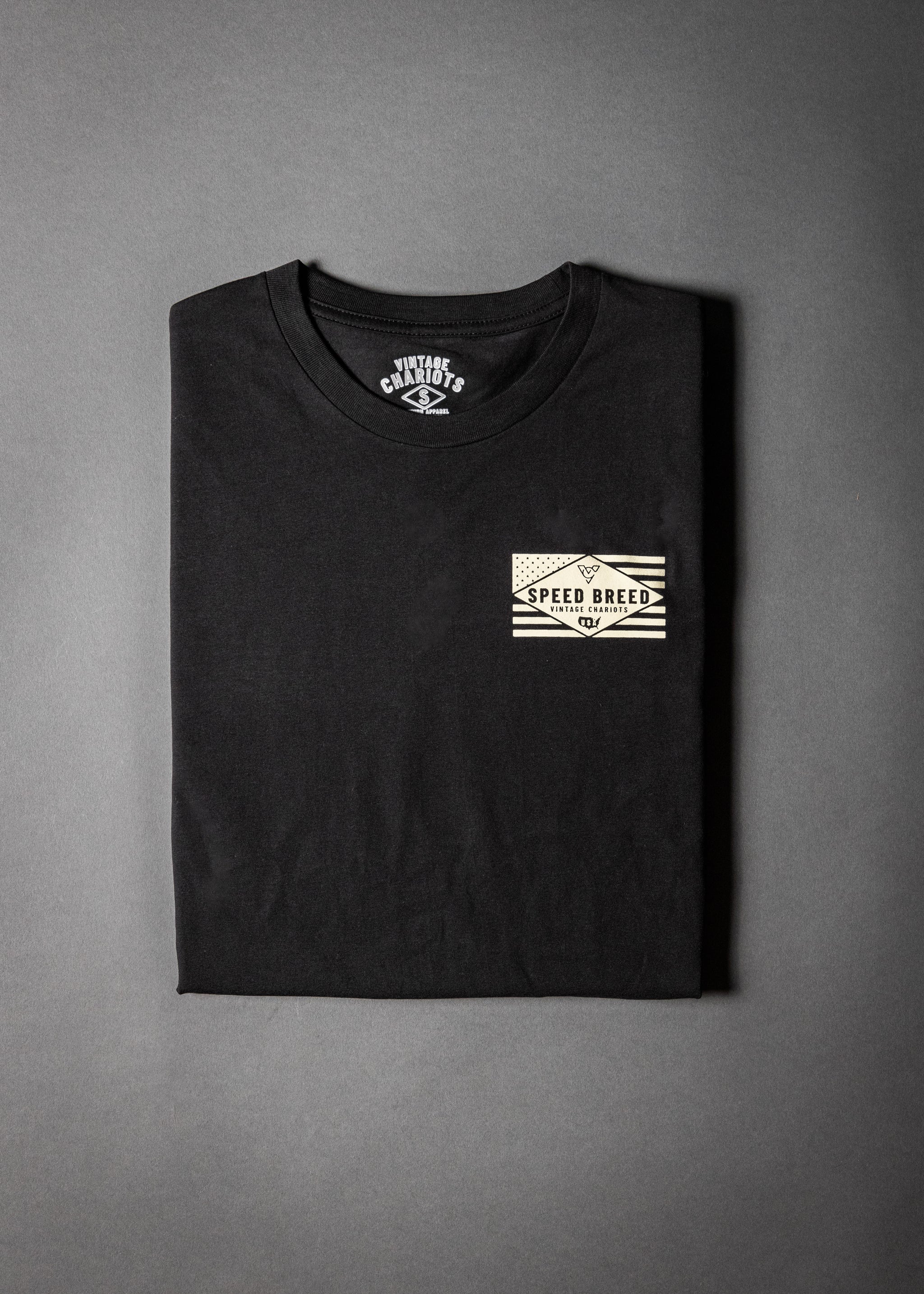 SPEED BREED FLAG TEE (Black)