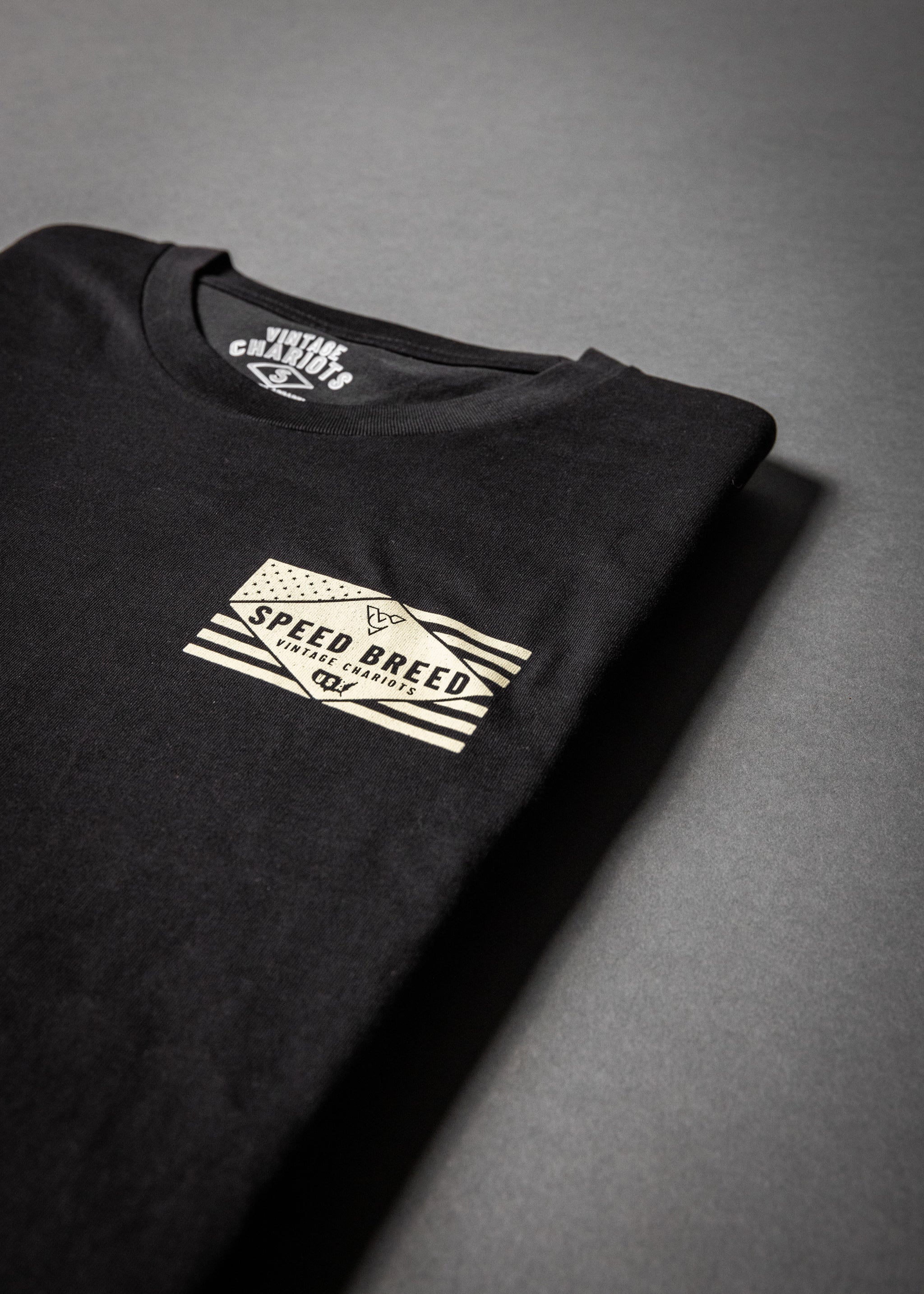 SPEED BREED FLAG TEE (Black)