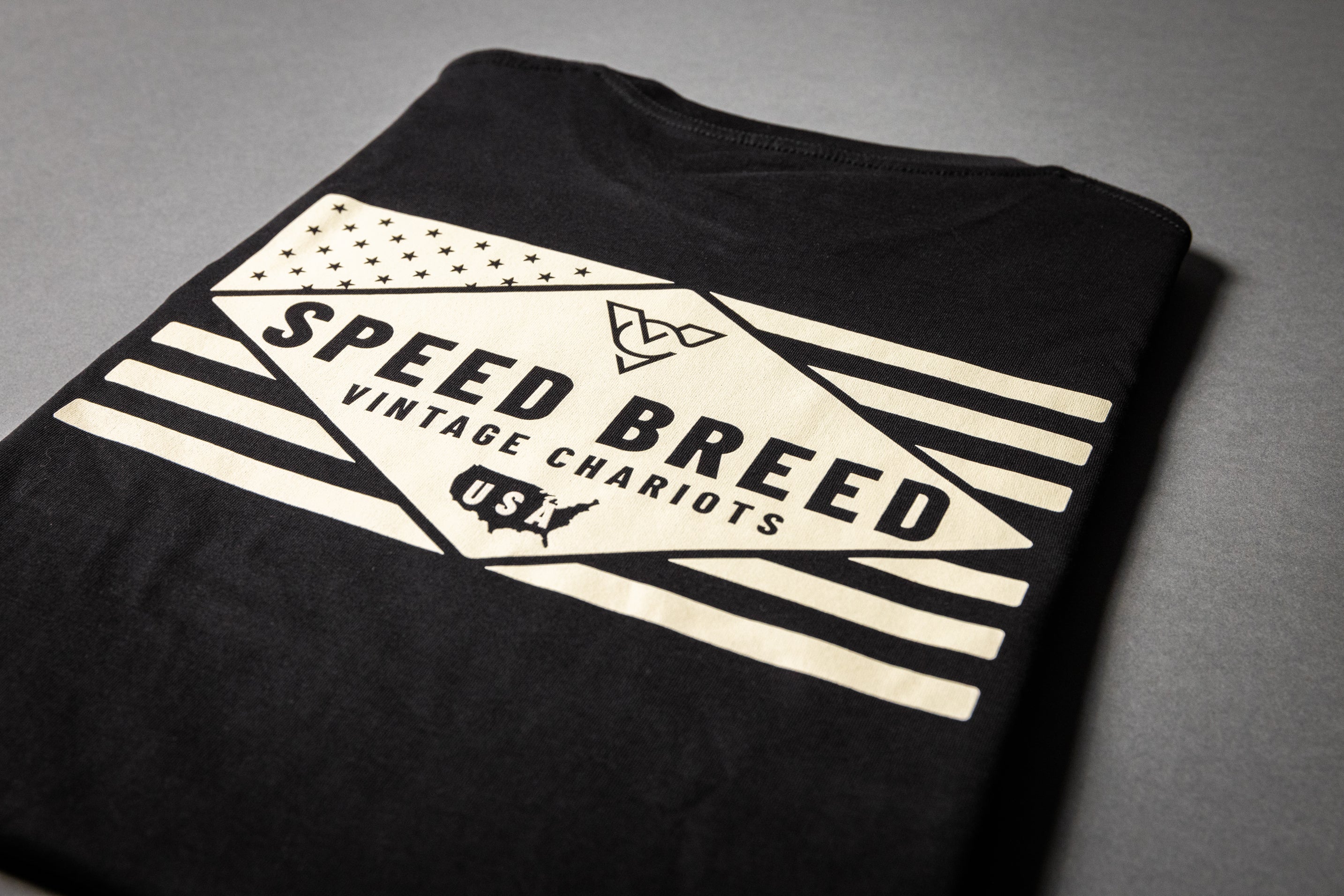 SPEED BREED FLAG TEE (Black)