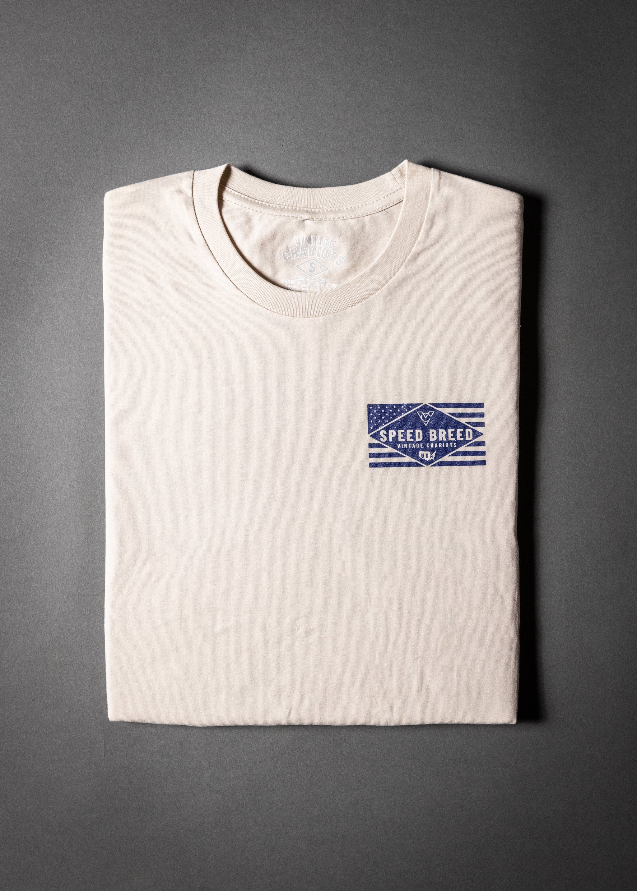SPEED BREED FLAG TEE (Bone)