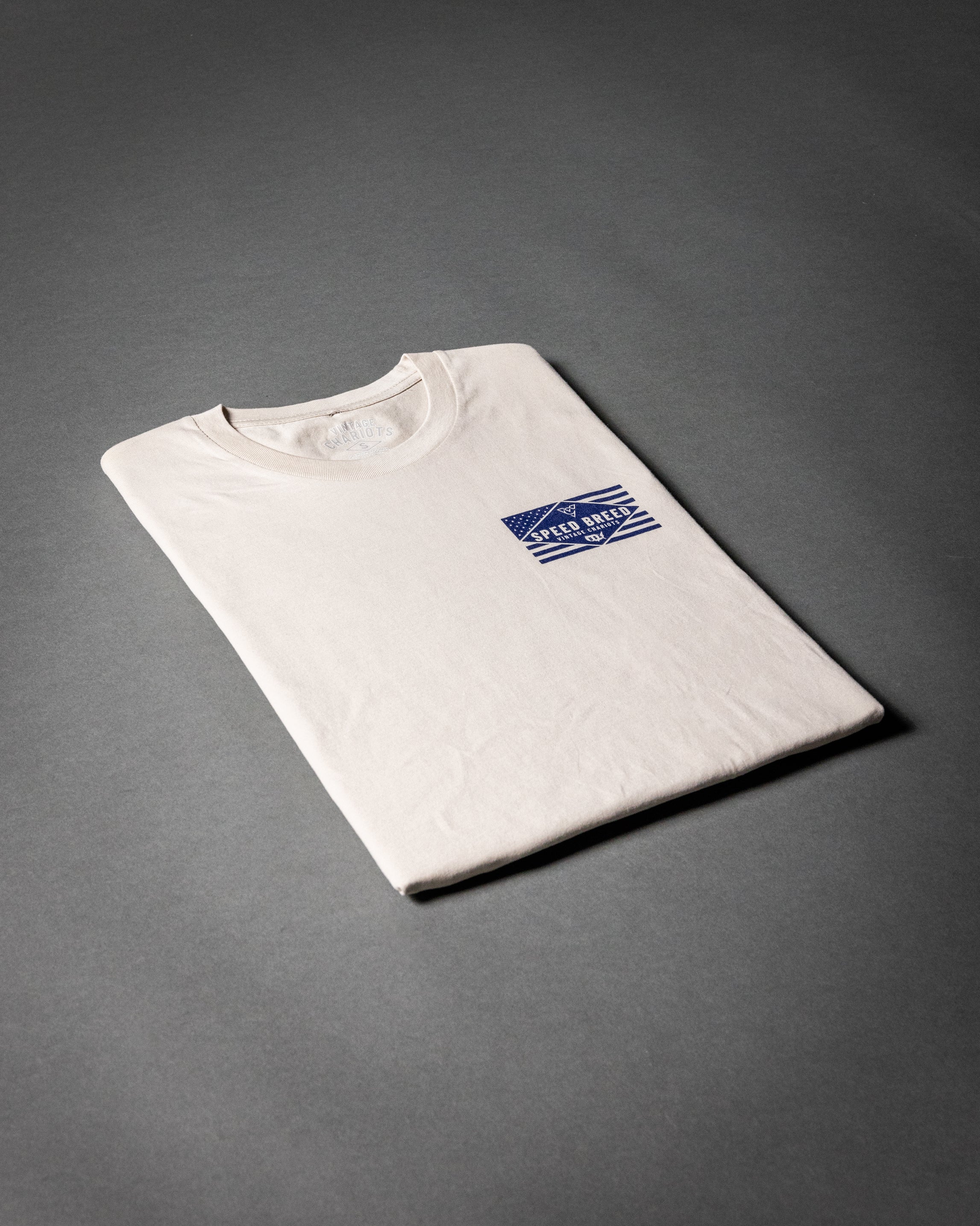 SPEED BREED FLAG TEE (Bone)