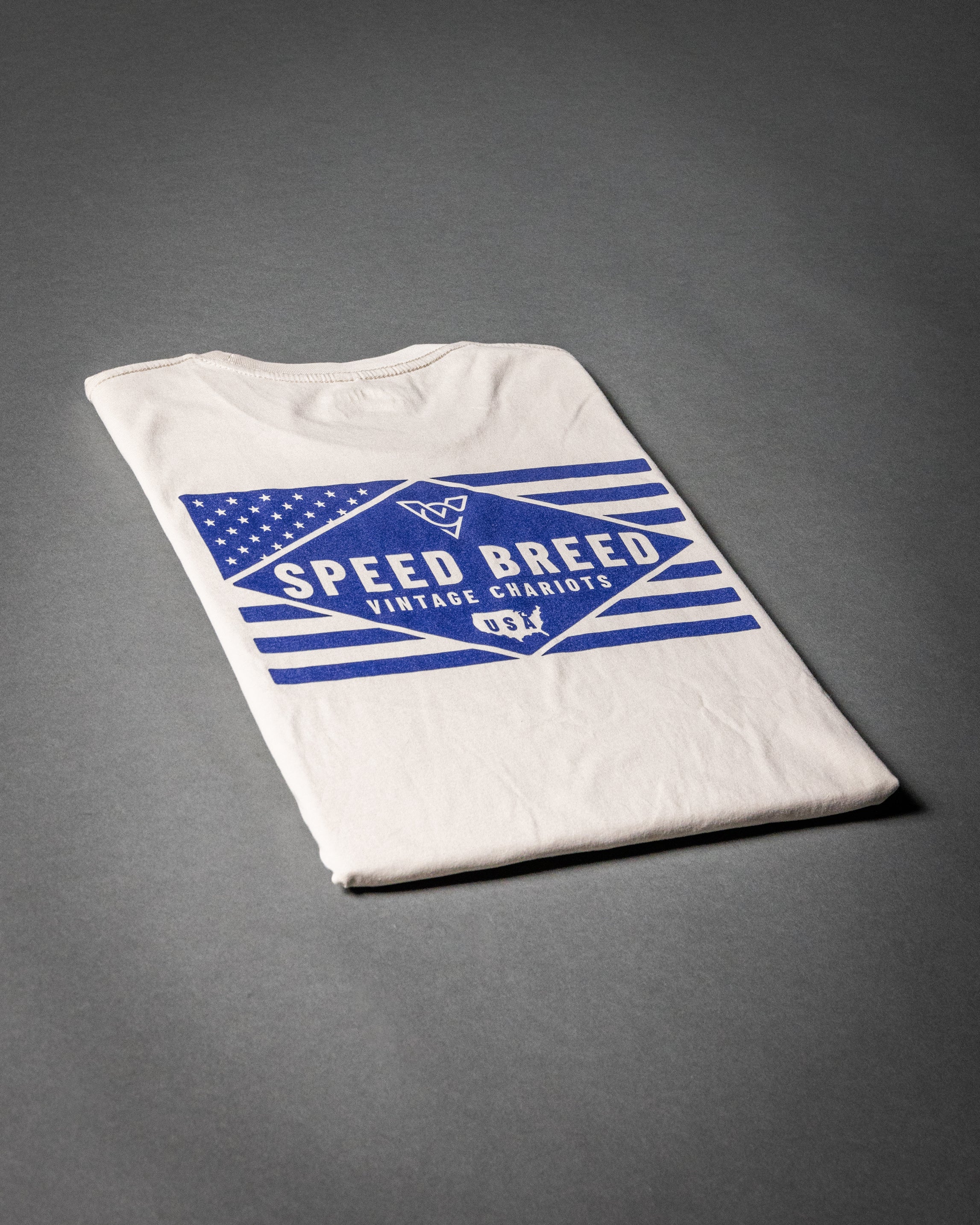 SPEED BREED FLAG TEE (Bone)