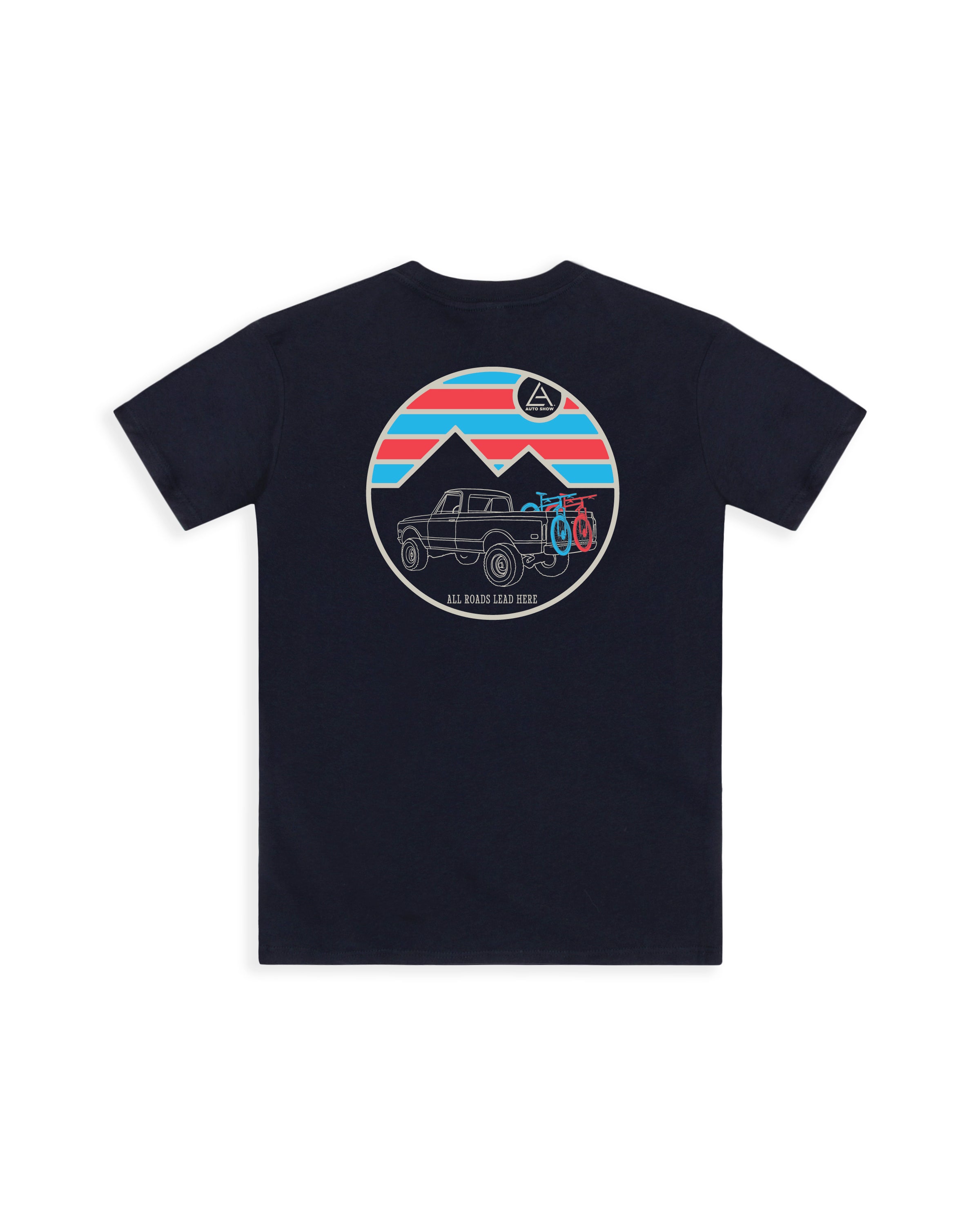 LAAS23 MOUNTAIN TRUCK YOUTH TEE (Navy)