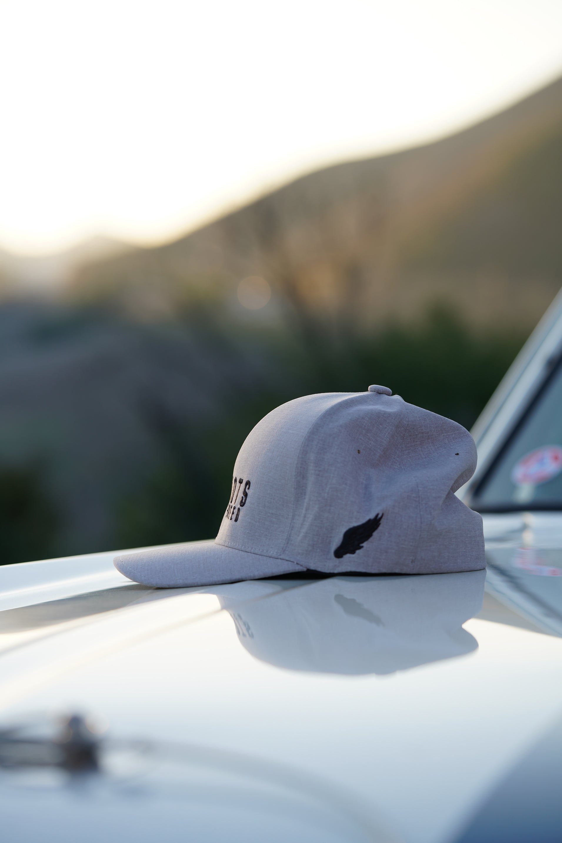 APEX FLEXFIT DELTA HAT (Melange Silver/Black)