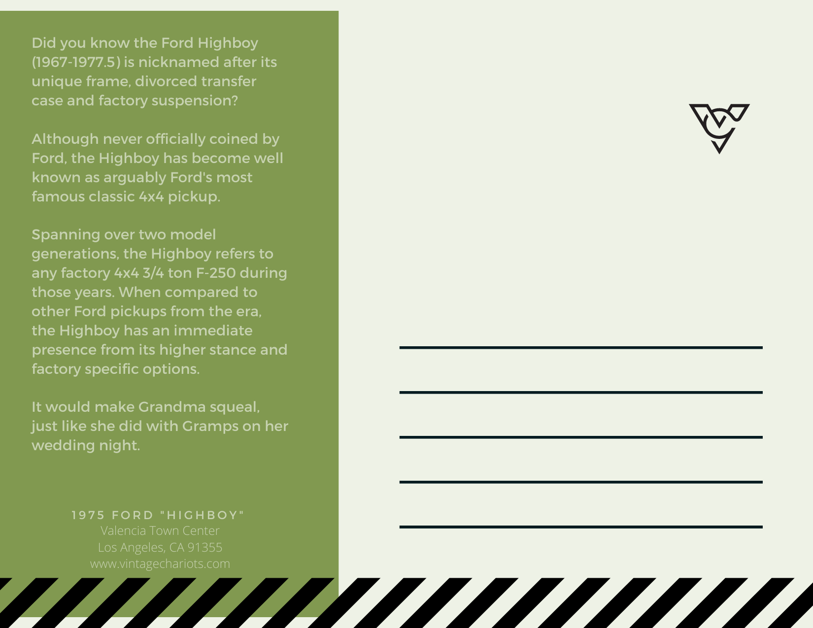 Highboy Postcard