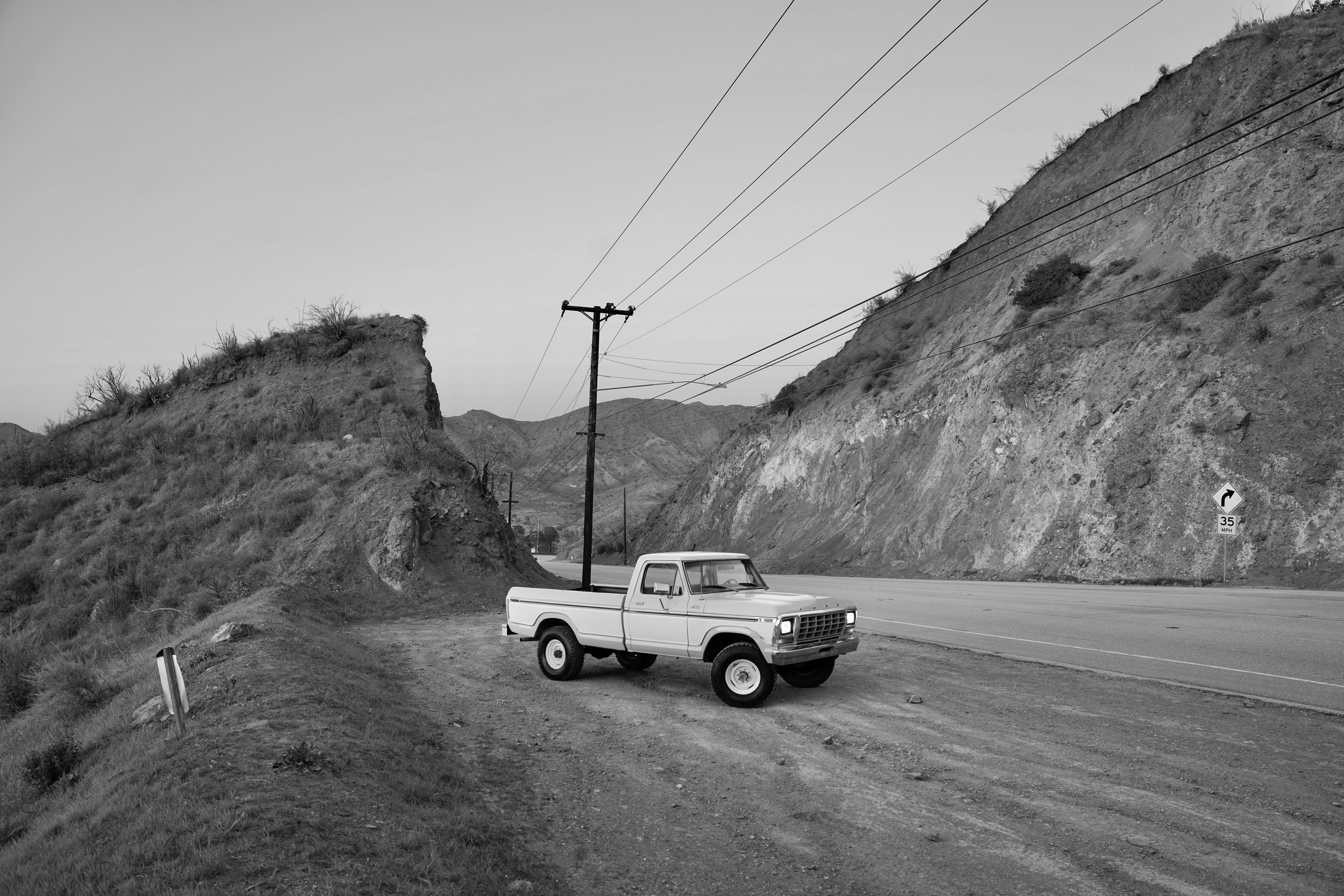 1978 Ford F-250 4x4 Light Blue FINE ART PRINT