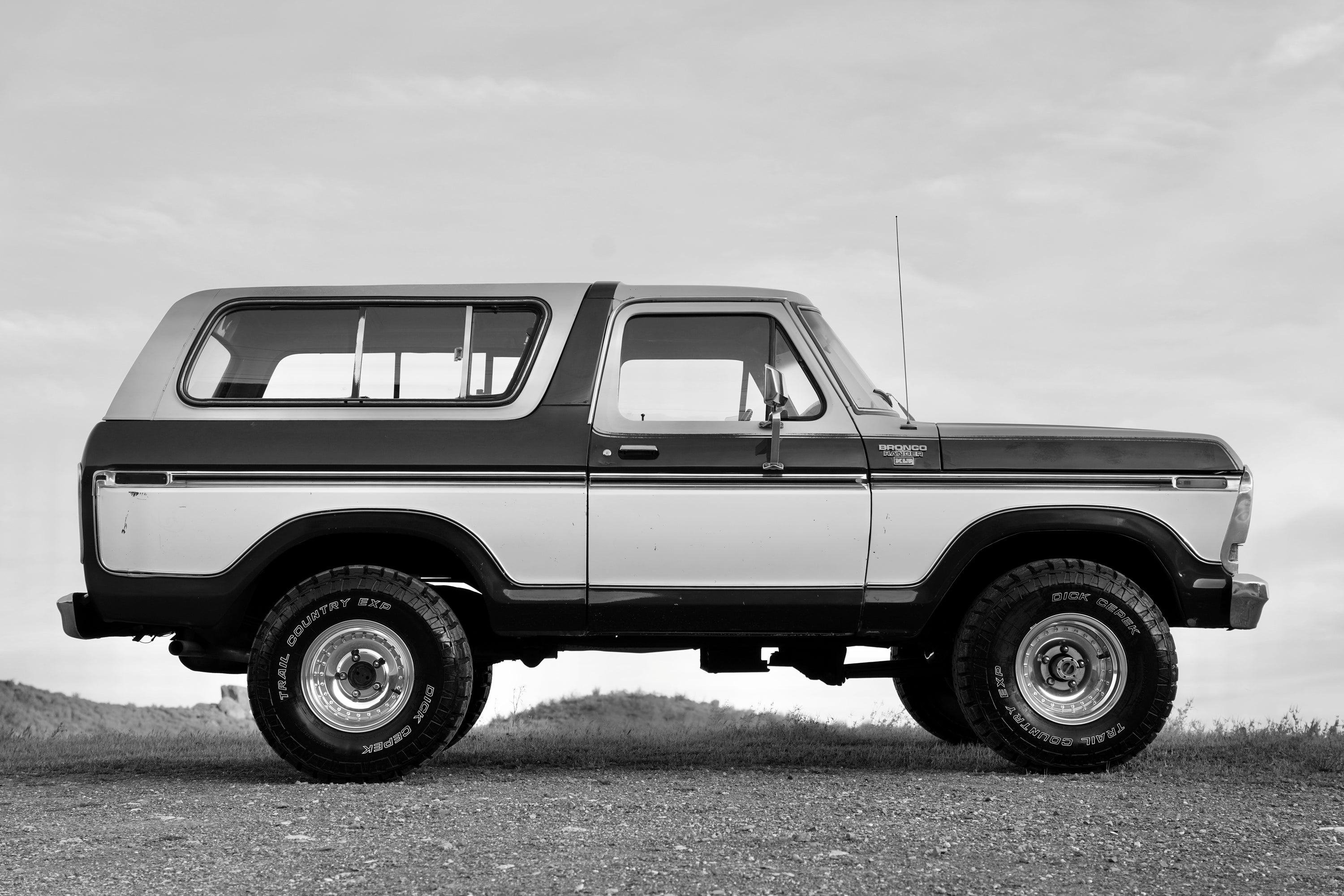1978 Ford Bronco Dark Brown Metallic FINE ART PRINT