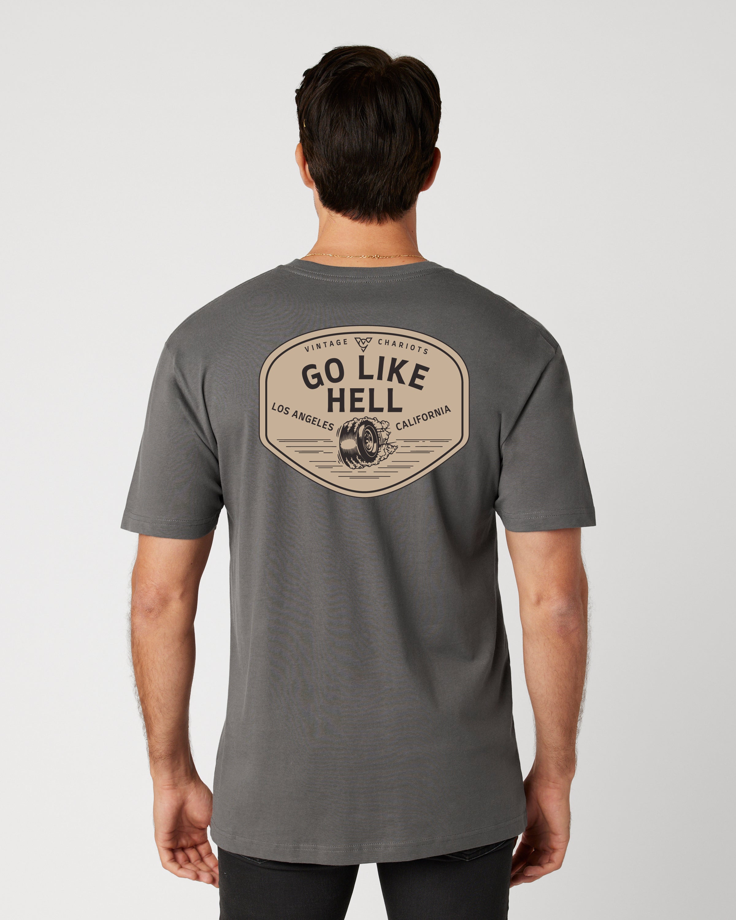 GO LIKE HELL TEE (Cool Grey)
