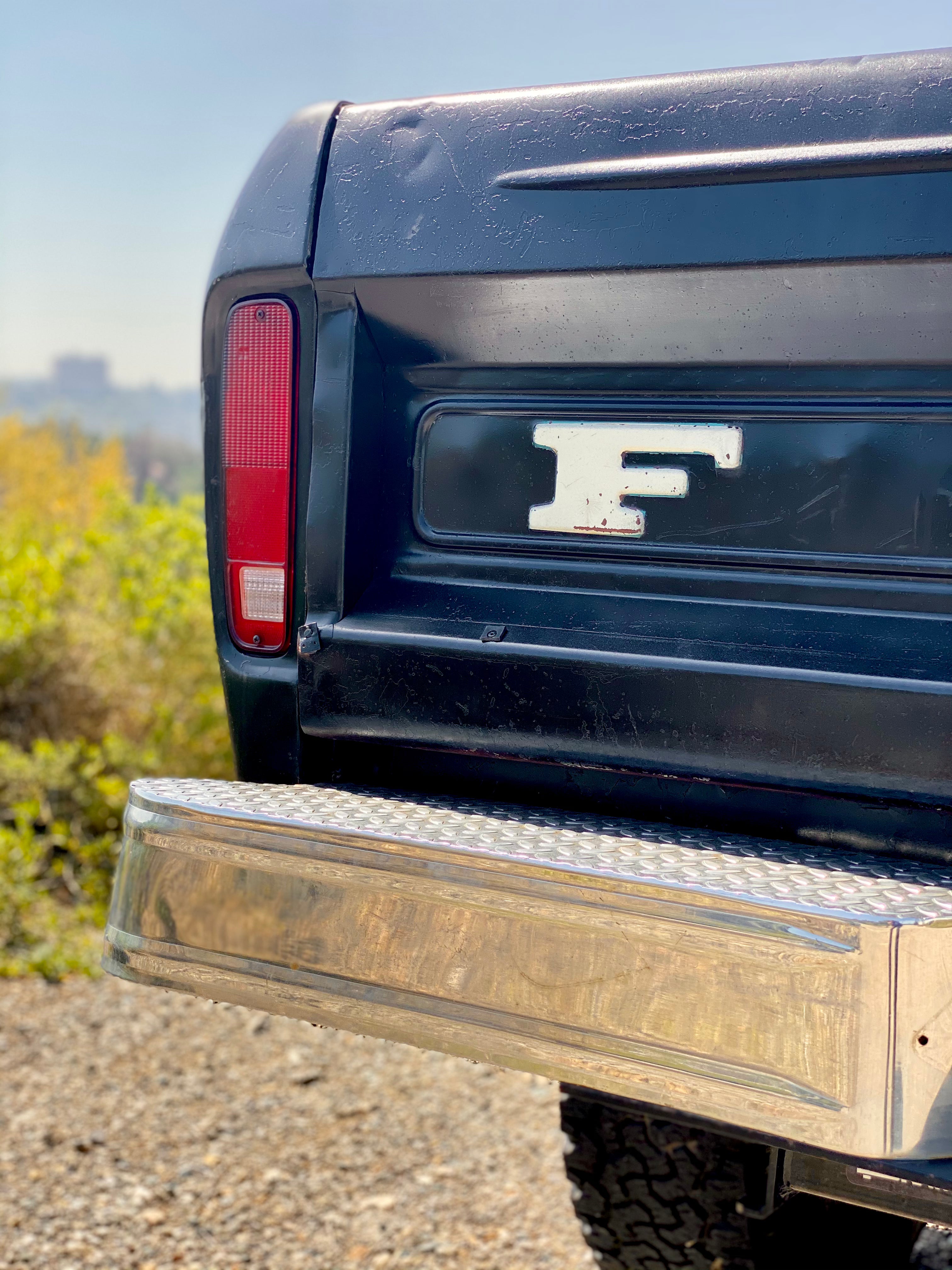 1976 Ford F-250 4x4 Raven Black FINE ART PRINT