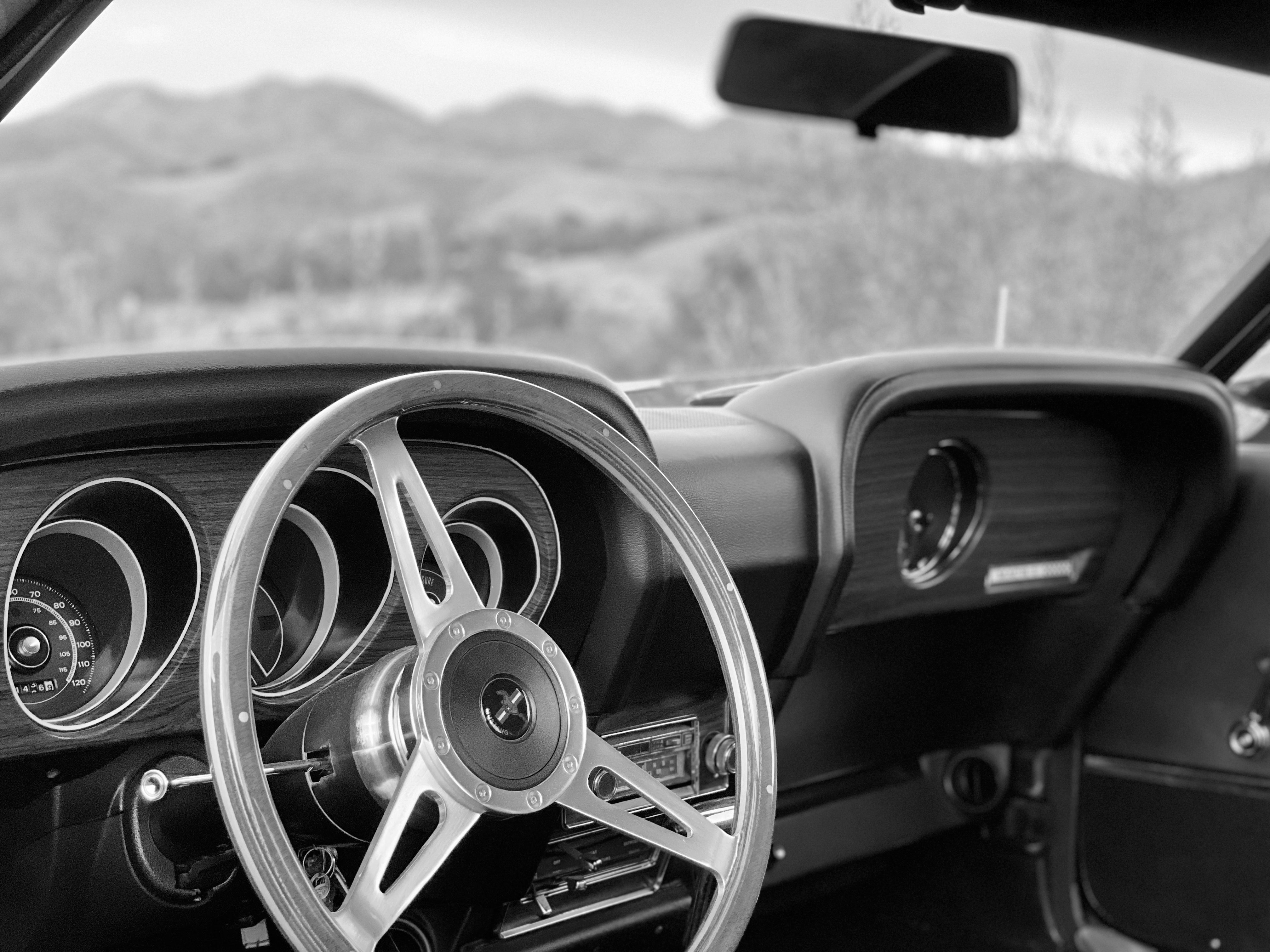 1969 Ford Mustang Mach 1 FINE ART PRINT
