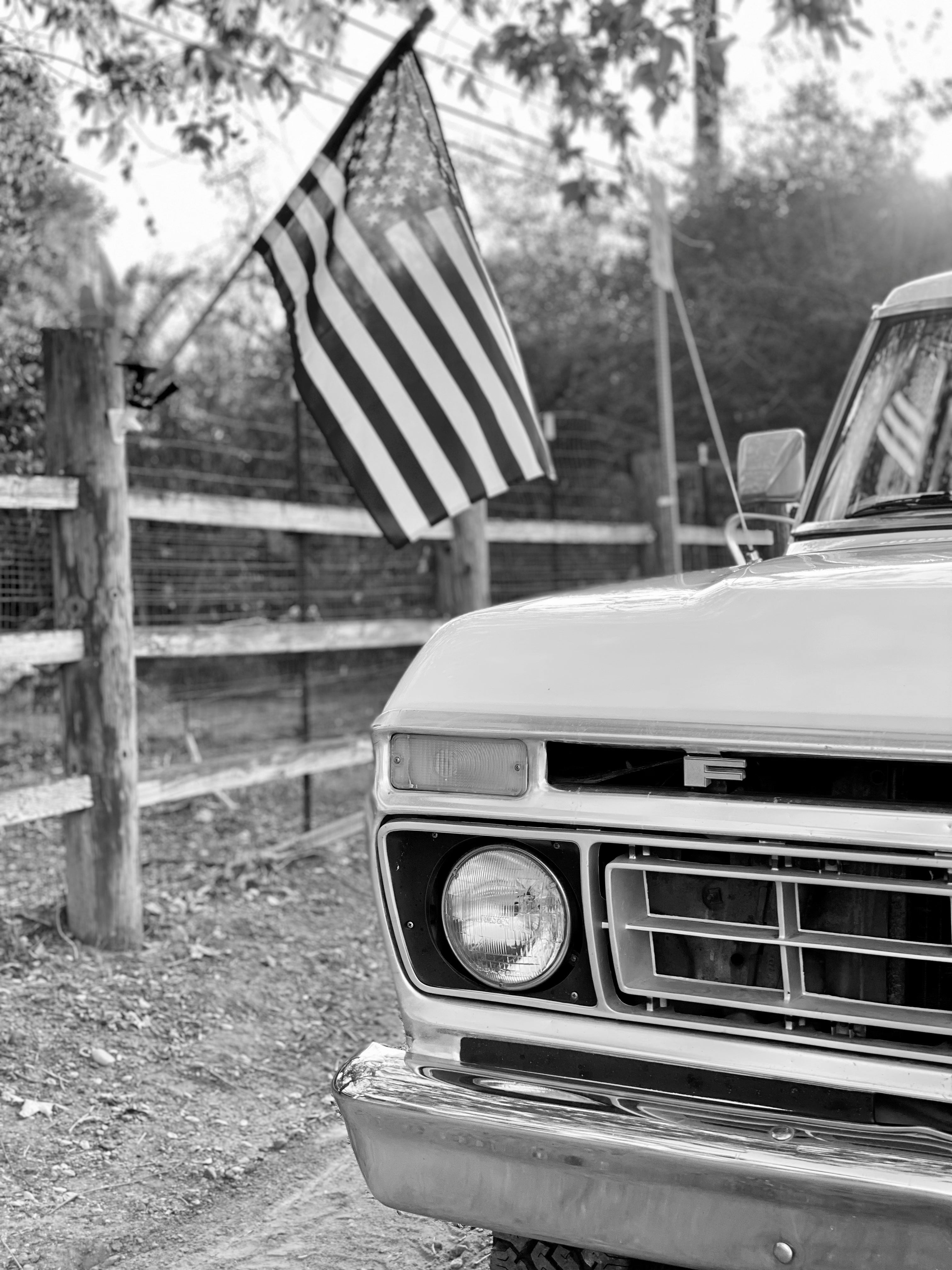 1975 Ford F-250 Highboy Yellow FINE ART PRINT