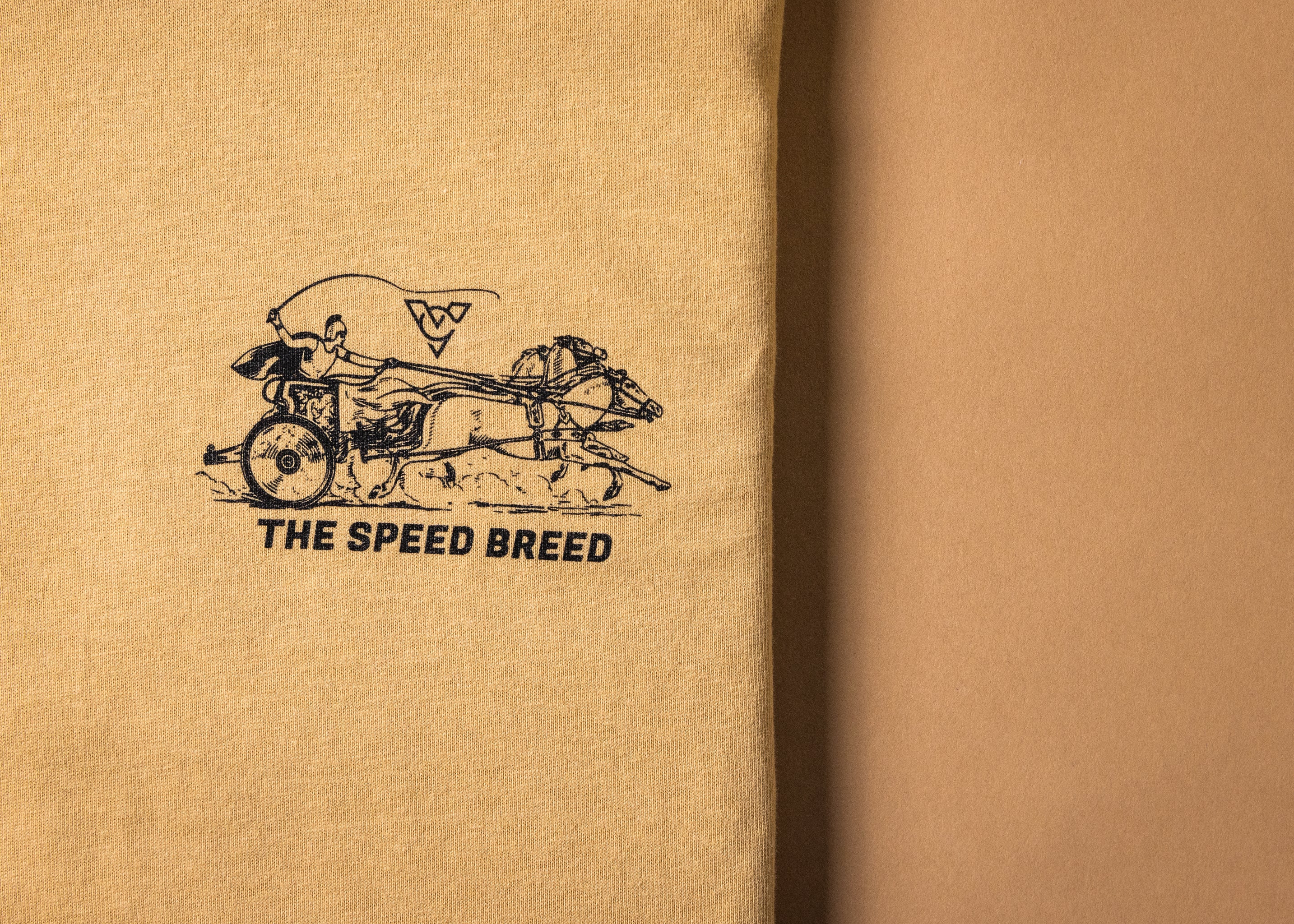 SPEED BREED HORSES TEE (Vintage Gold)