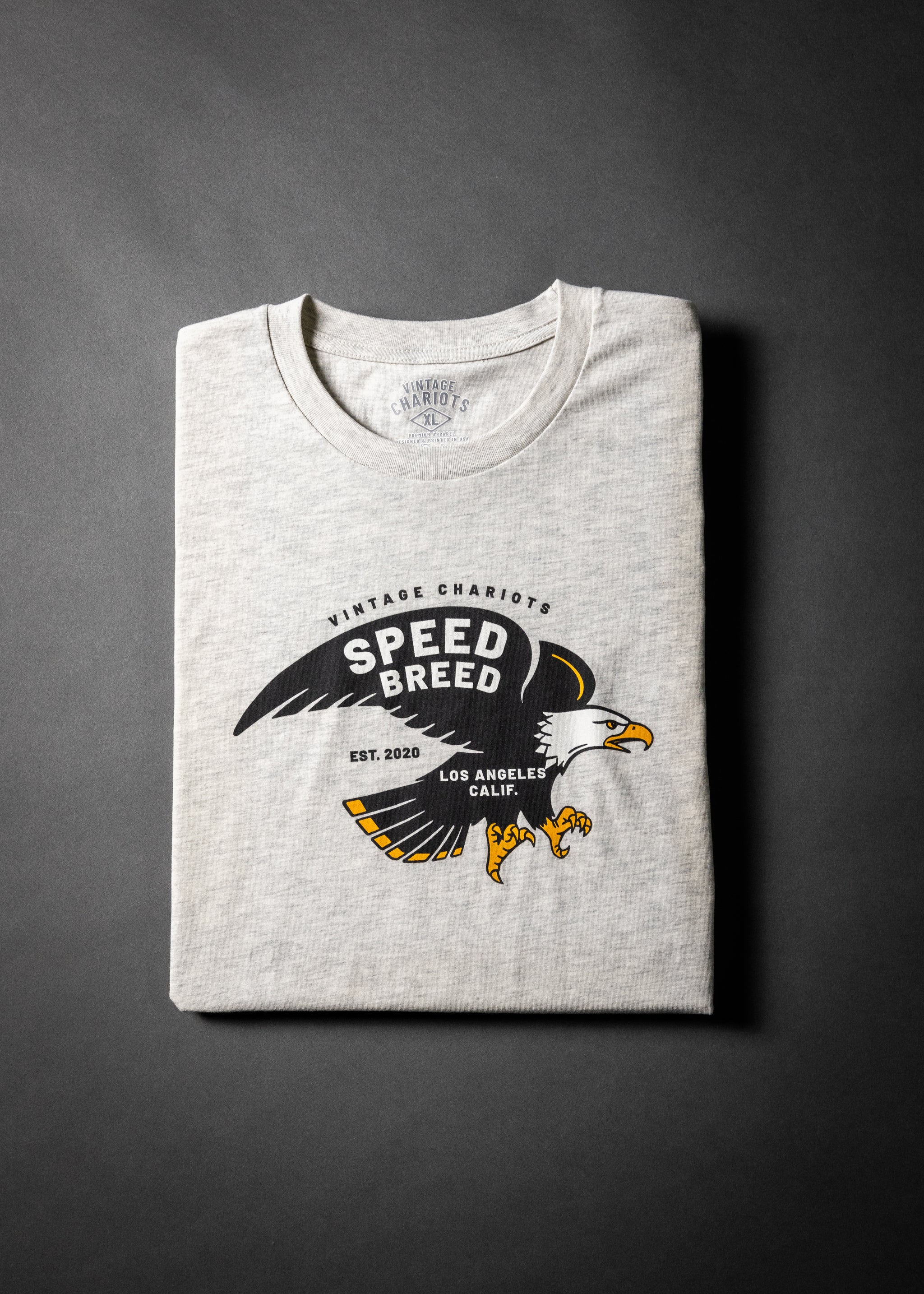 SPEED BREED EAGLE TEE (Oatmeal Heather)