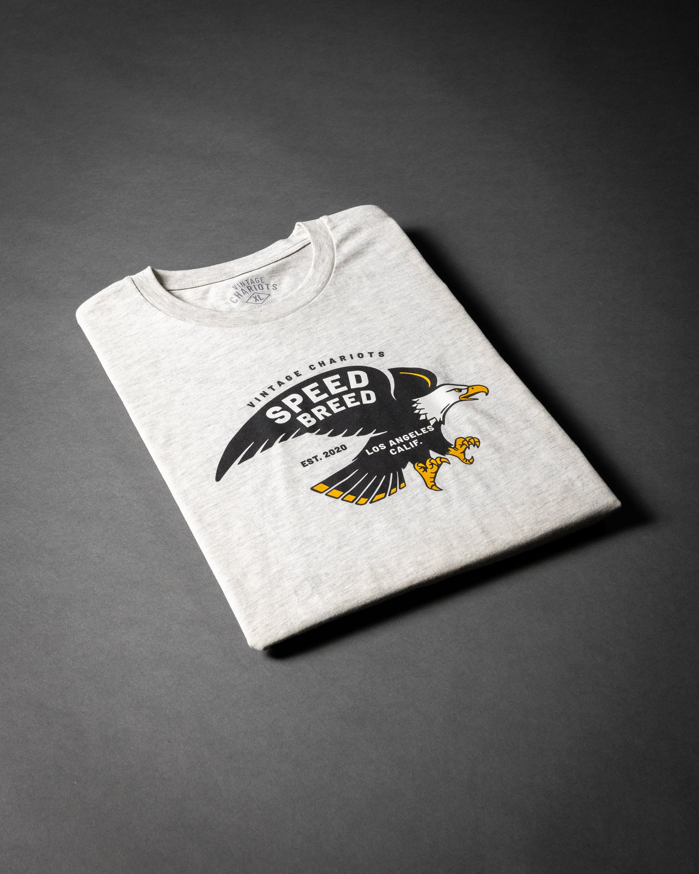 SPEED BREED EAGLE TEE (Oatmeal Heather)