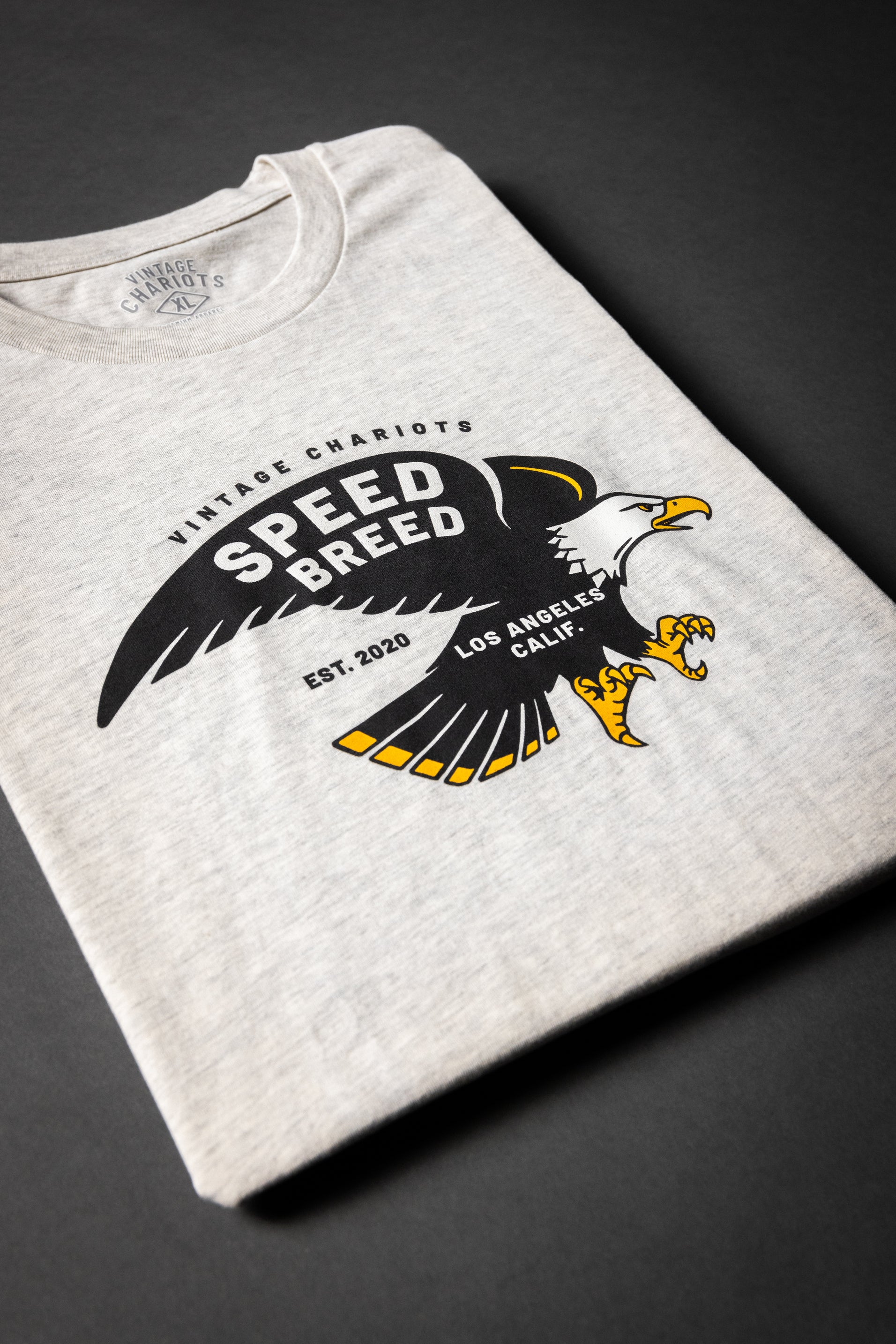SPEED BREED EAGLE TEE (Oatmeal Heather)