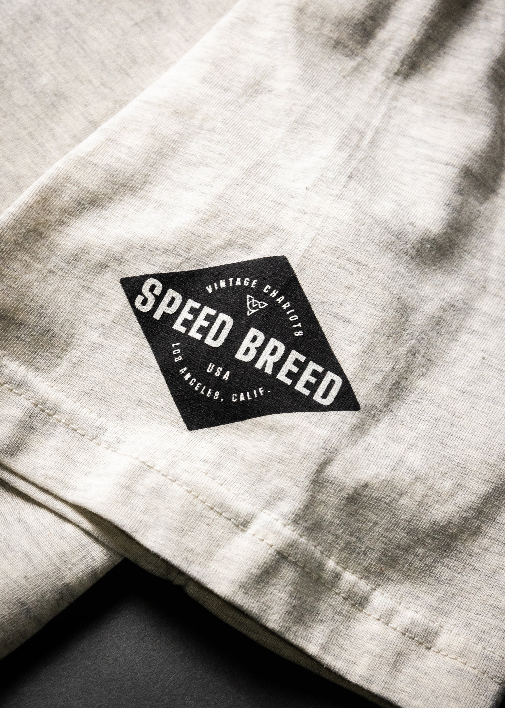 SPEED BREED EAGLE TEE (Oatmeal Heather)
