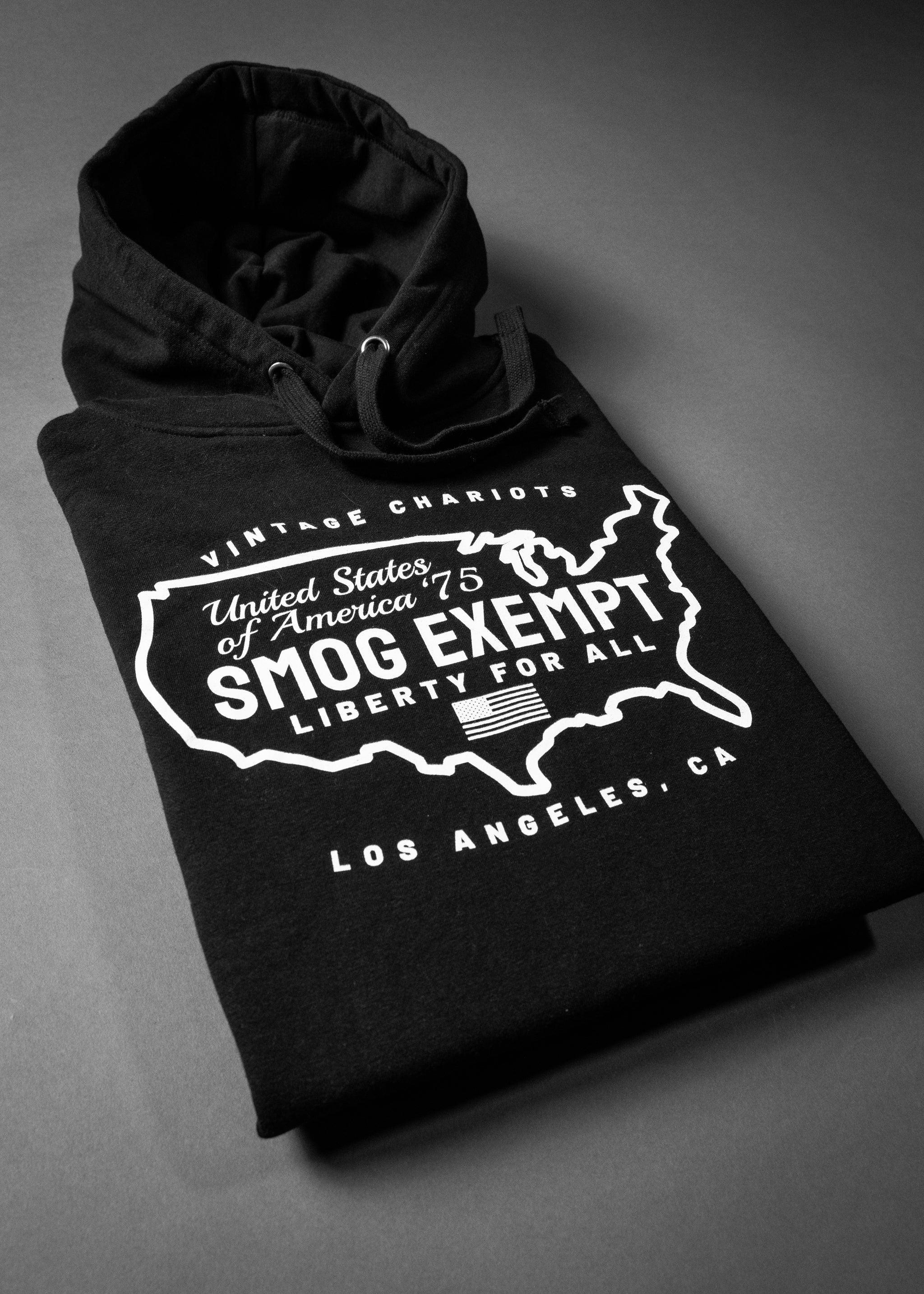SMOG EXEMPT UNISEX PREMIUM PULLOVER HOODIE (Black)