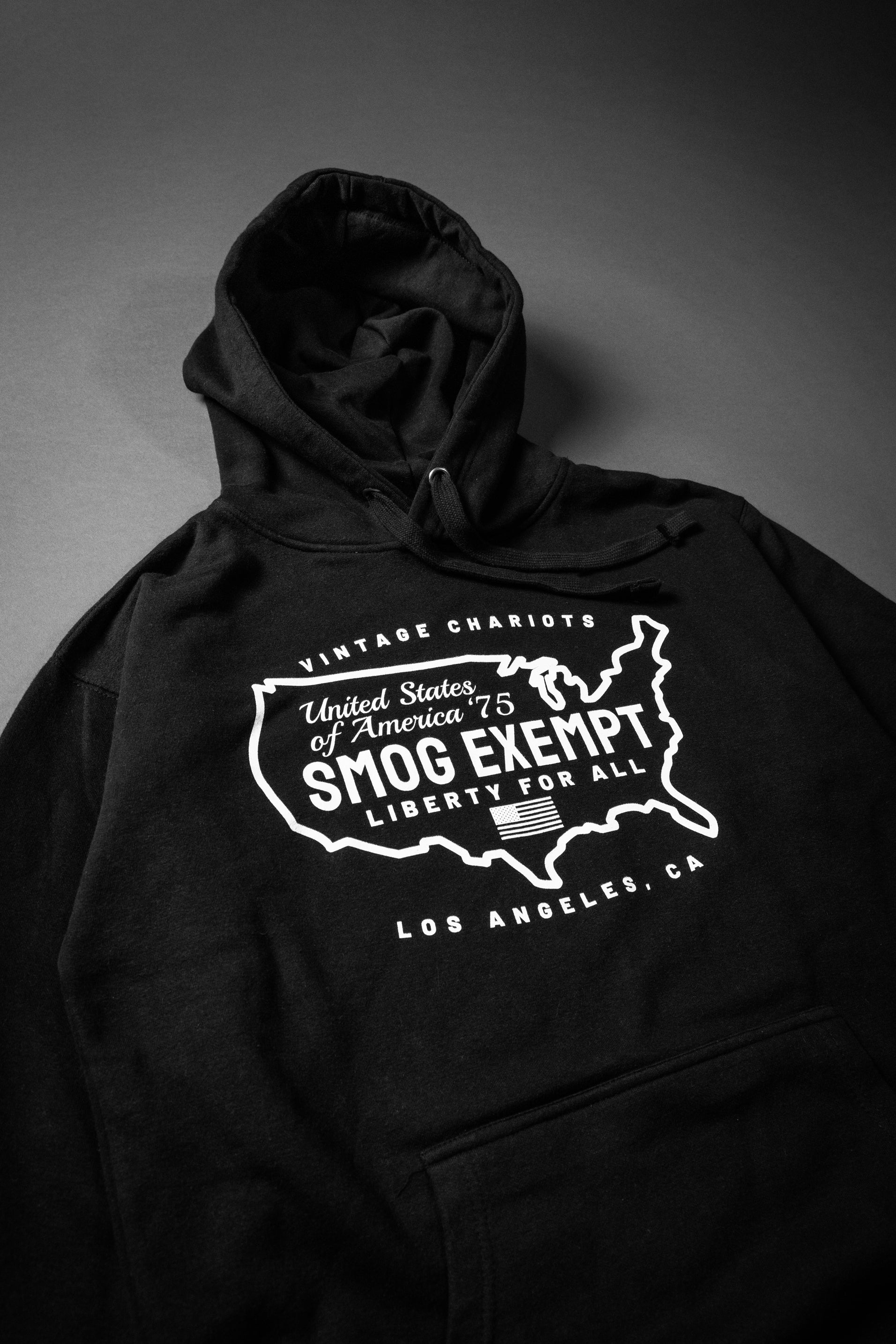 SMOG EXEMPT UNISEX PREMIUM PULLOVER HOODIE (Black)