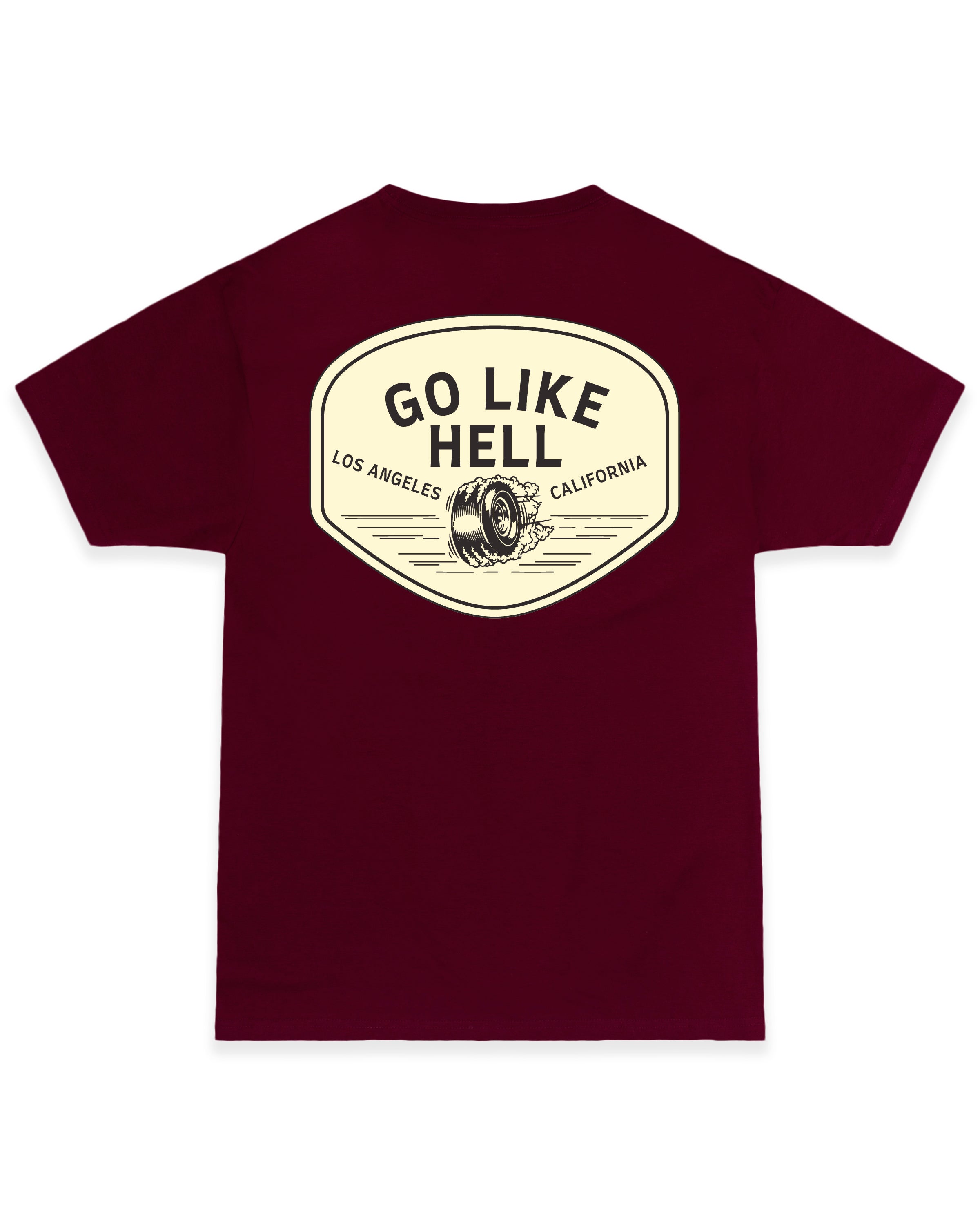 GO LIKE HELL TEE (Maroon)