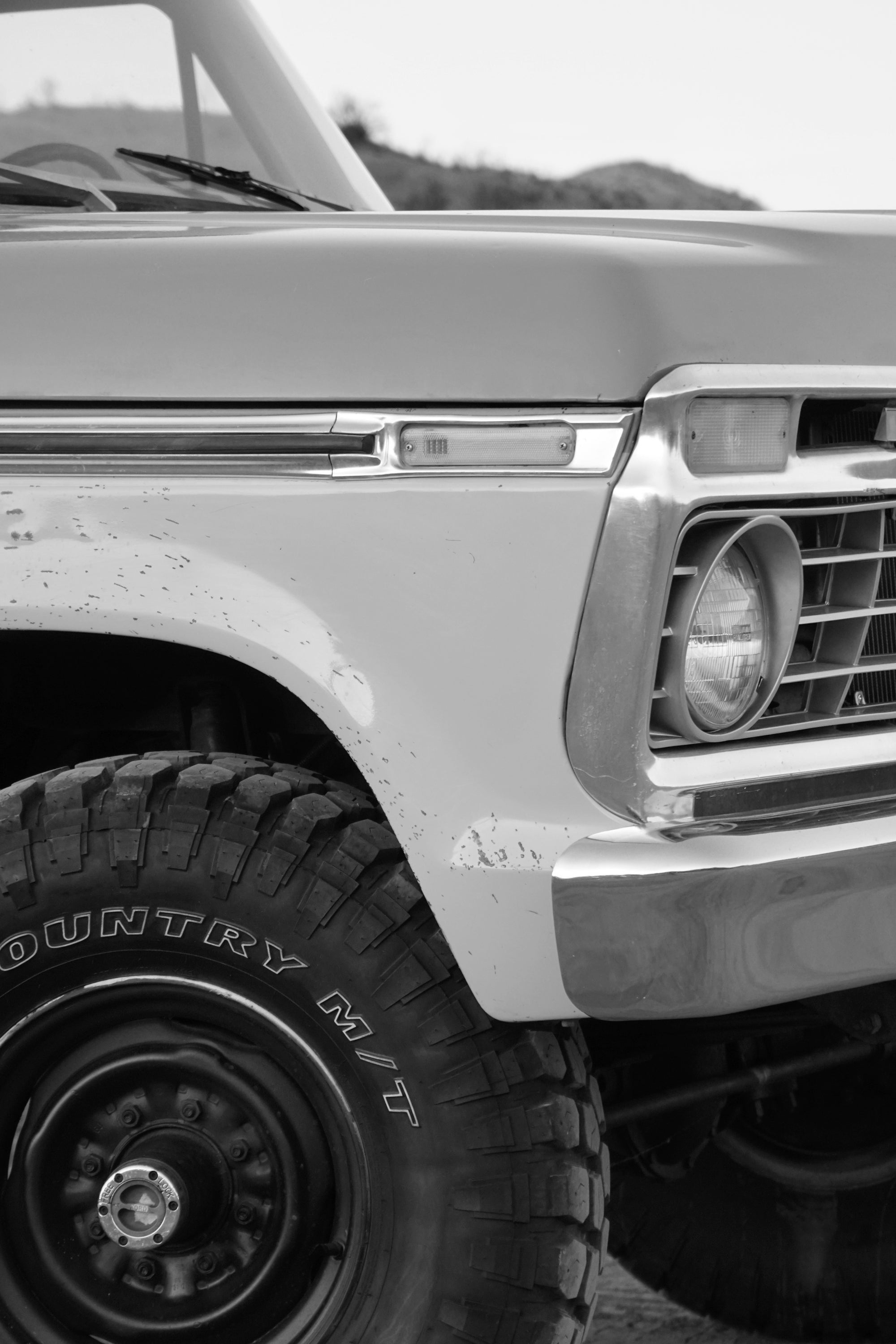 1975 Ford F-250 Highboy Parrot Orange FINE ART PRINT