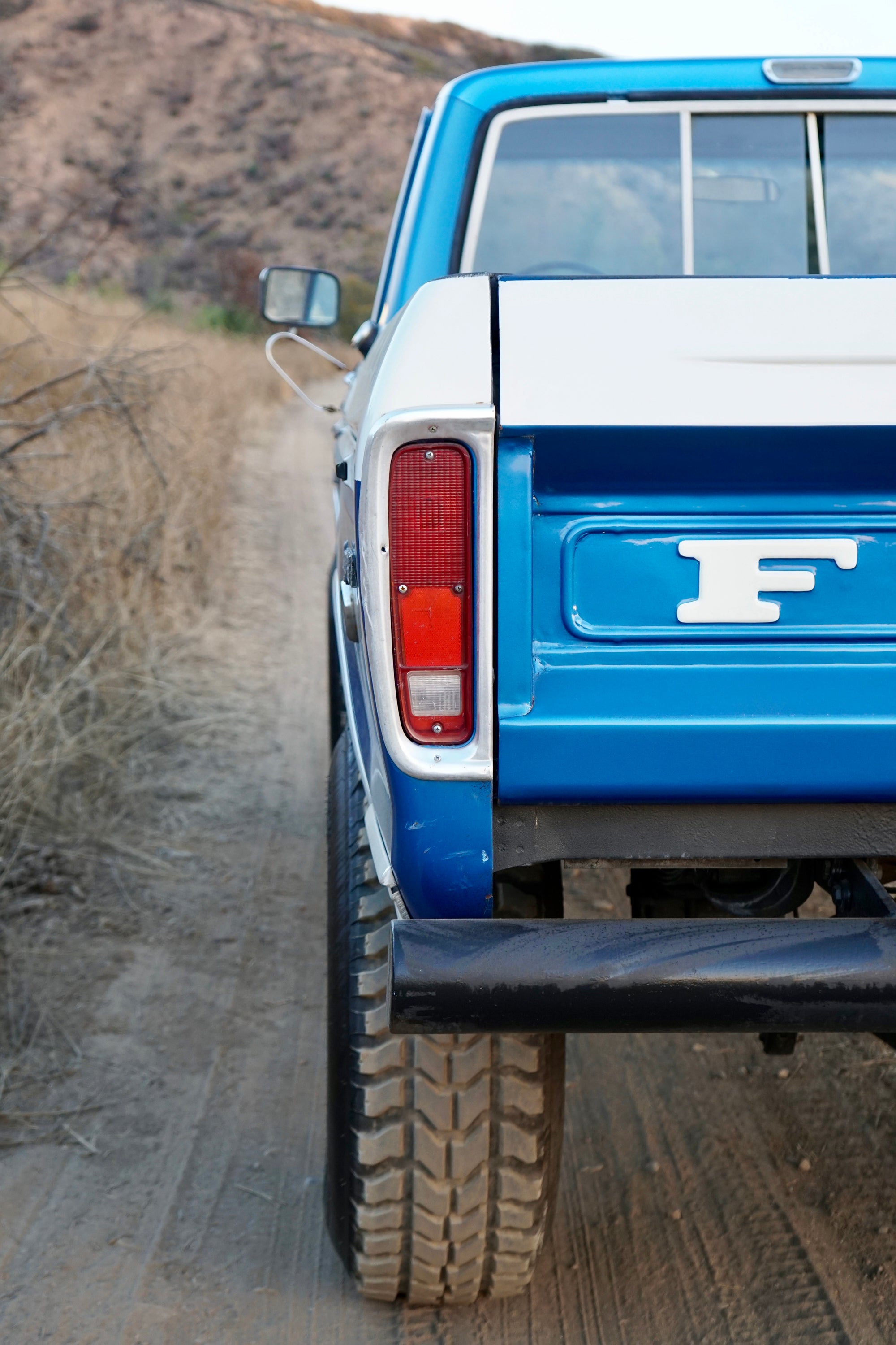 1973 Ford F-250 Highboy Bahama Blue FINE ART PRINT